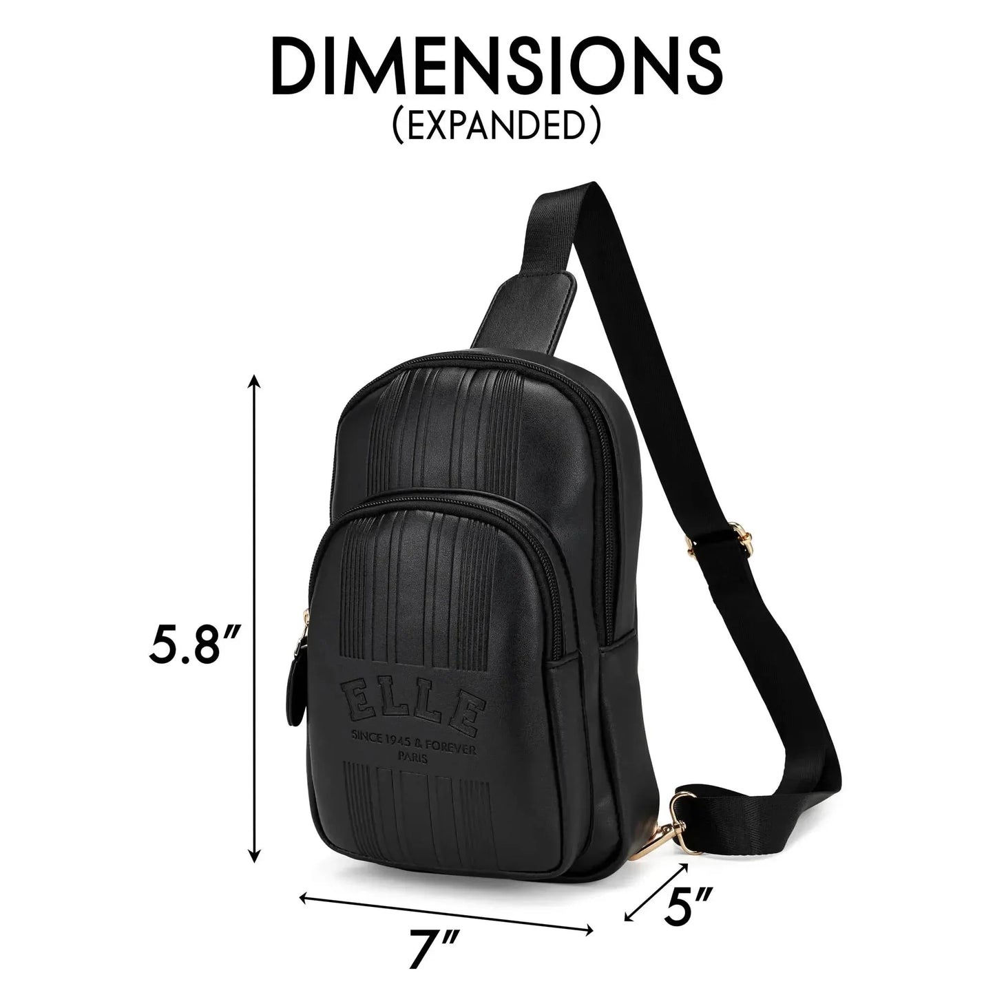 ELLE Travel Roamer Backpack, Weekender & Crossbody Set