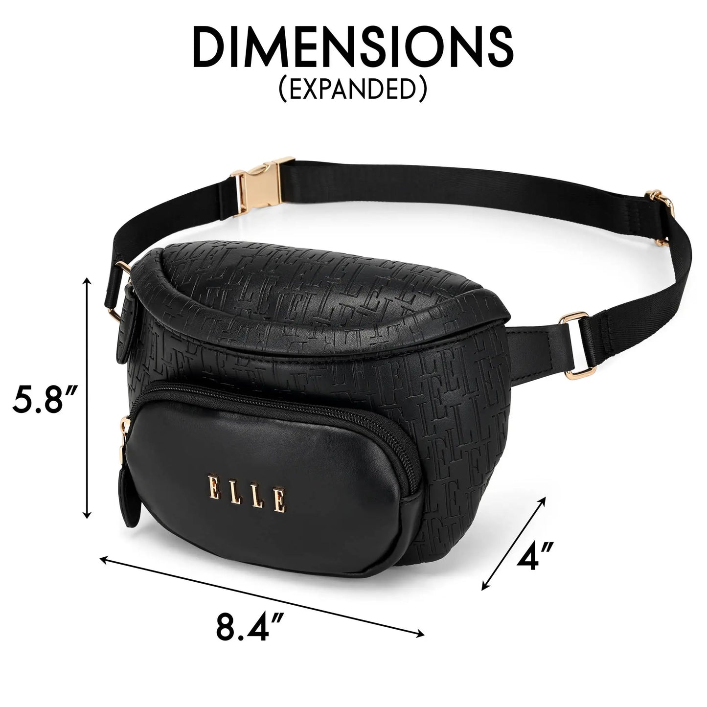 ELLE Wayfarer 1.6L Vegan Leather Crossbody Bag - Stiles Supply Co.