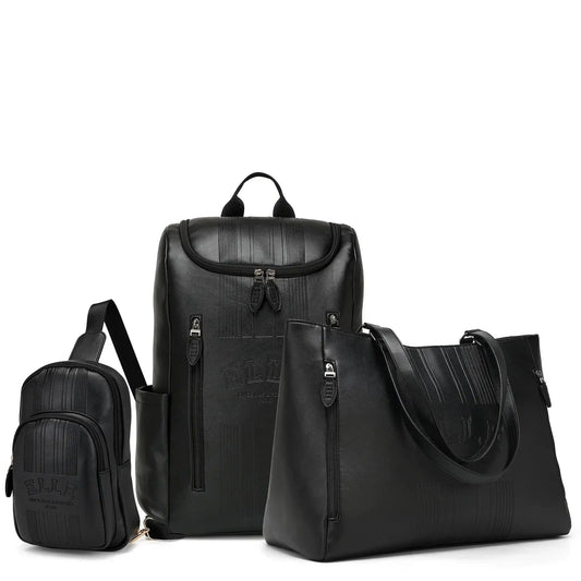 ELLE Travel Roamer Backpack, Weekender & Crossbody Set