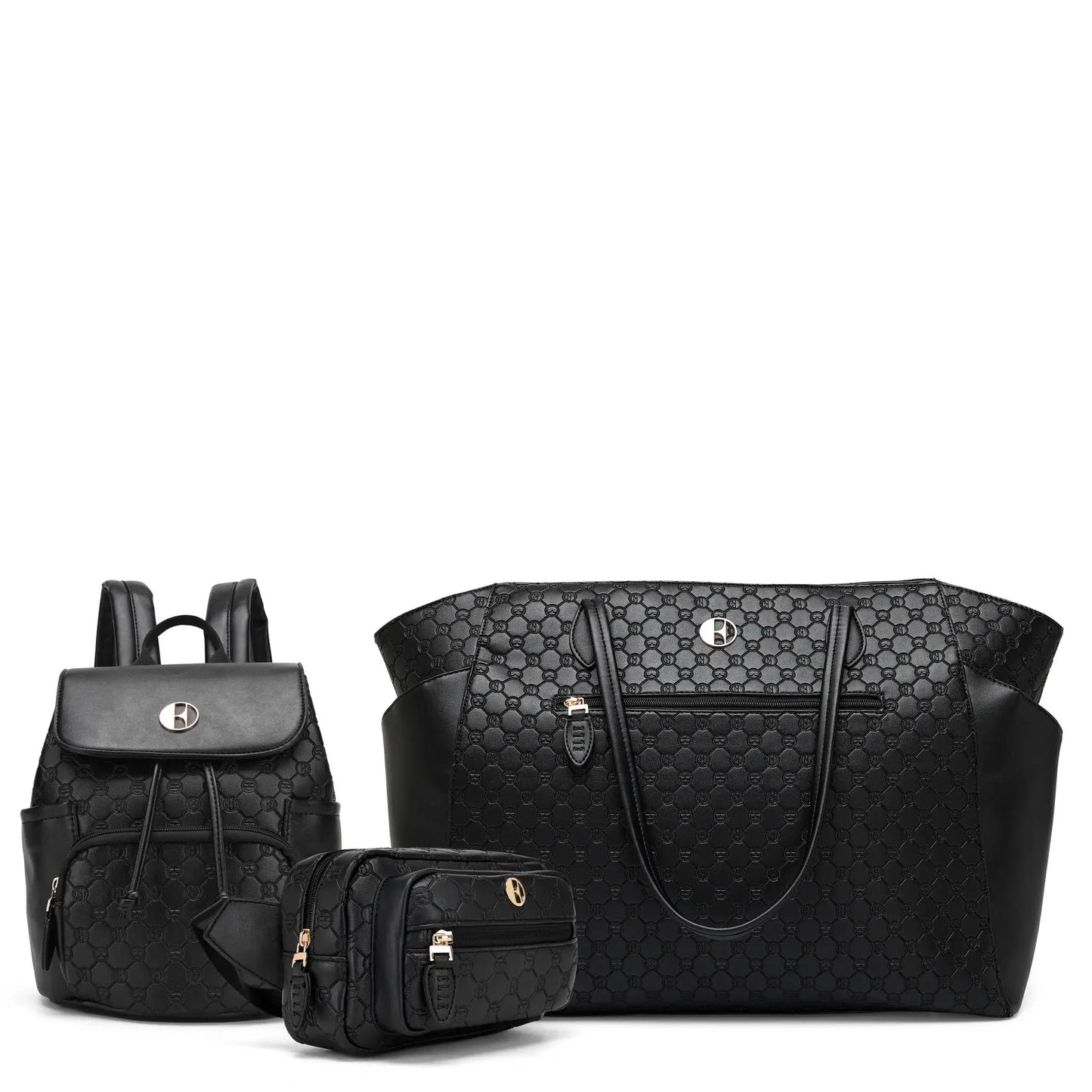 ELLE Travel Compass Backpack, Weekender & Crossbody Set