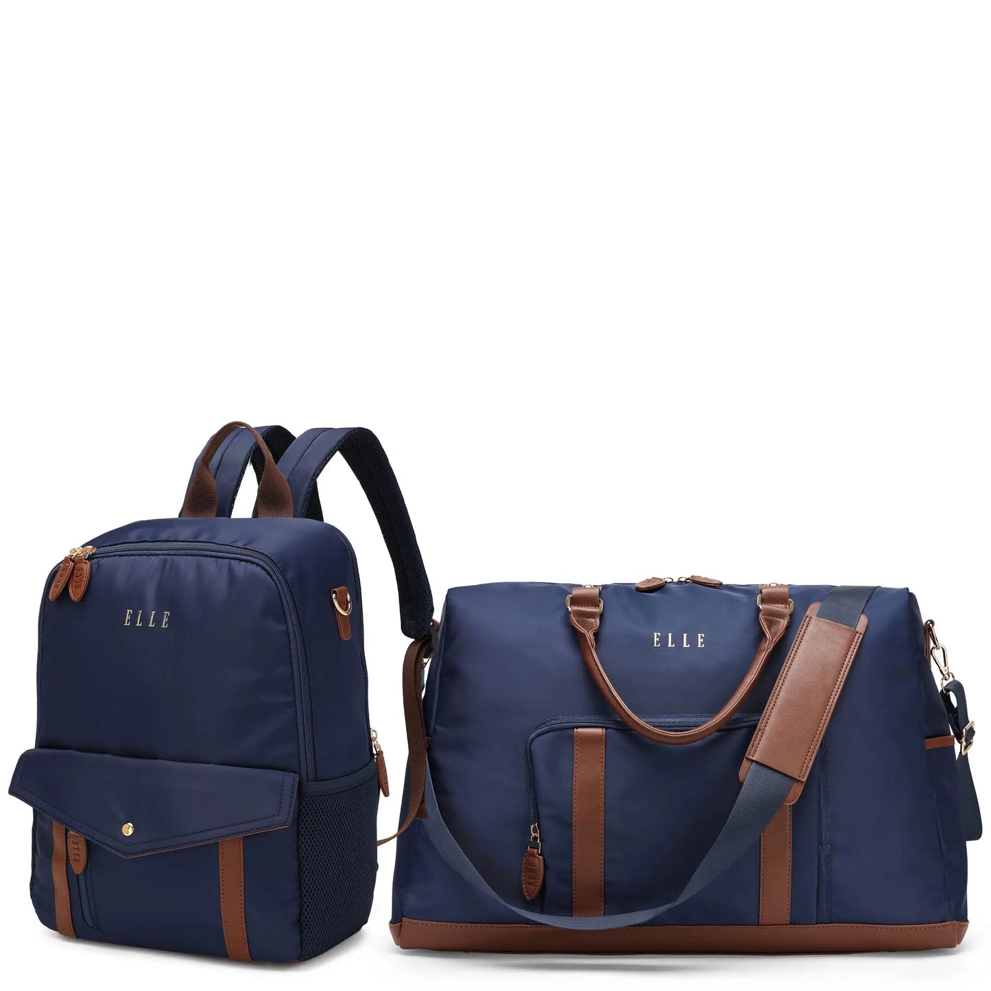 ELLE Travel Luxe Journey Backpack & Weekender Set