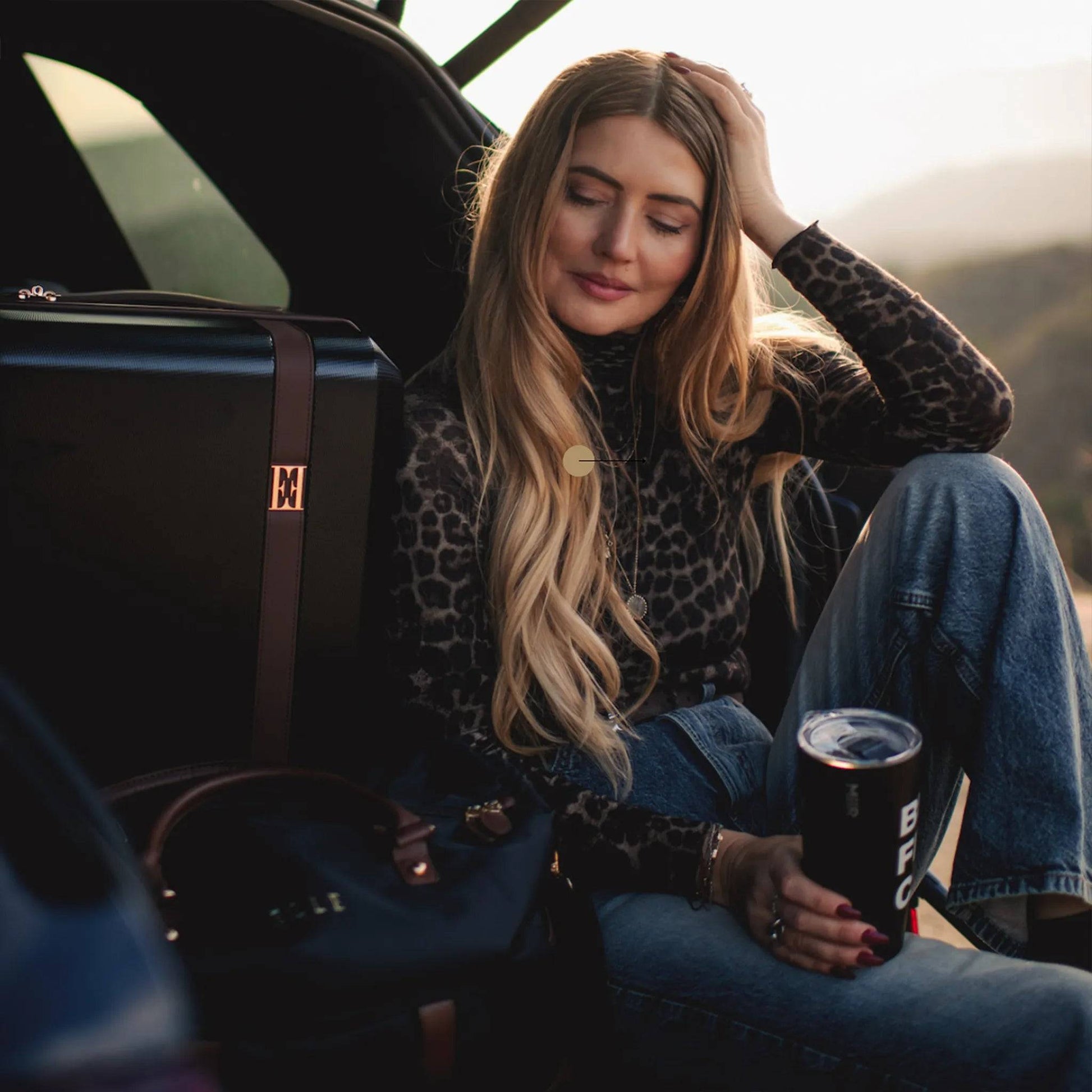 ELLE Travel Luxe Journey 5 Piece Luggage Set