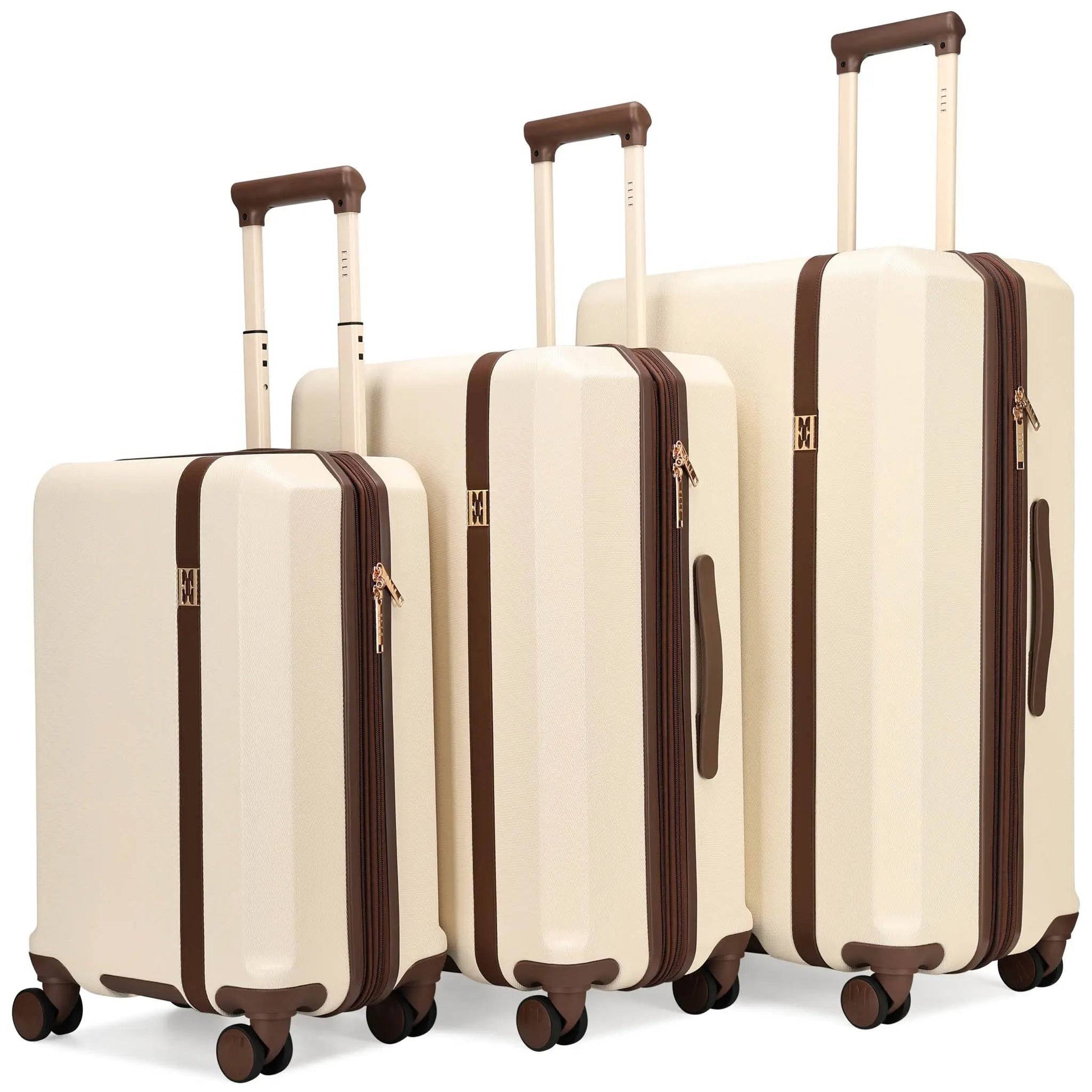 ELLE Luxe Journey Retro Luggage Set - Stiles Supply Co.