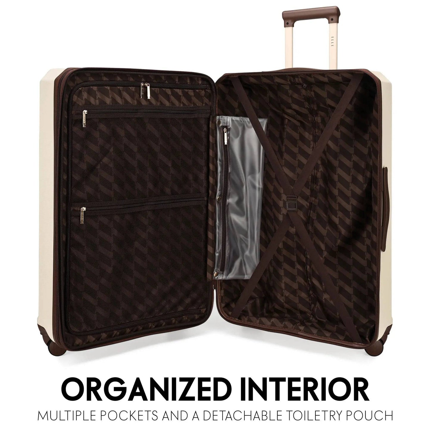 ELLE Luxe Journey Retro Luggage Set - Stiles Supply Co.