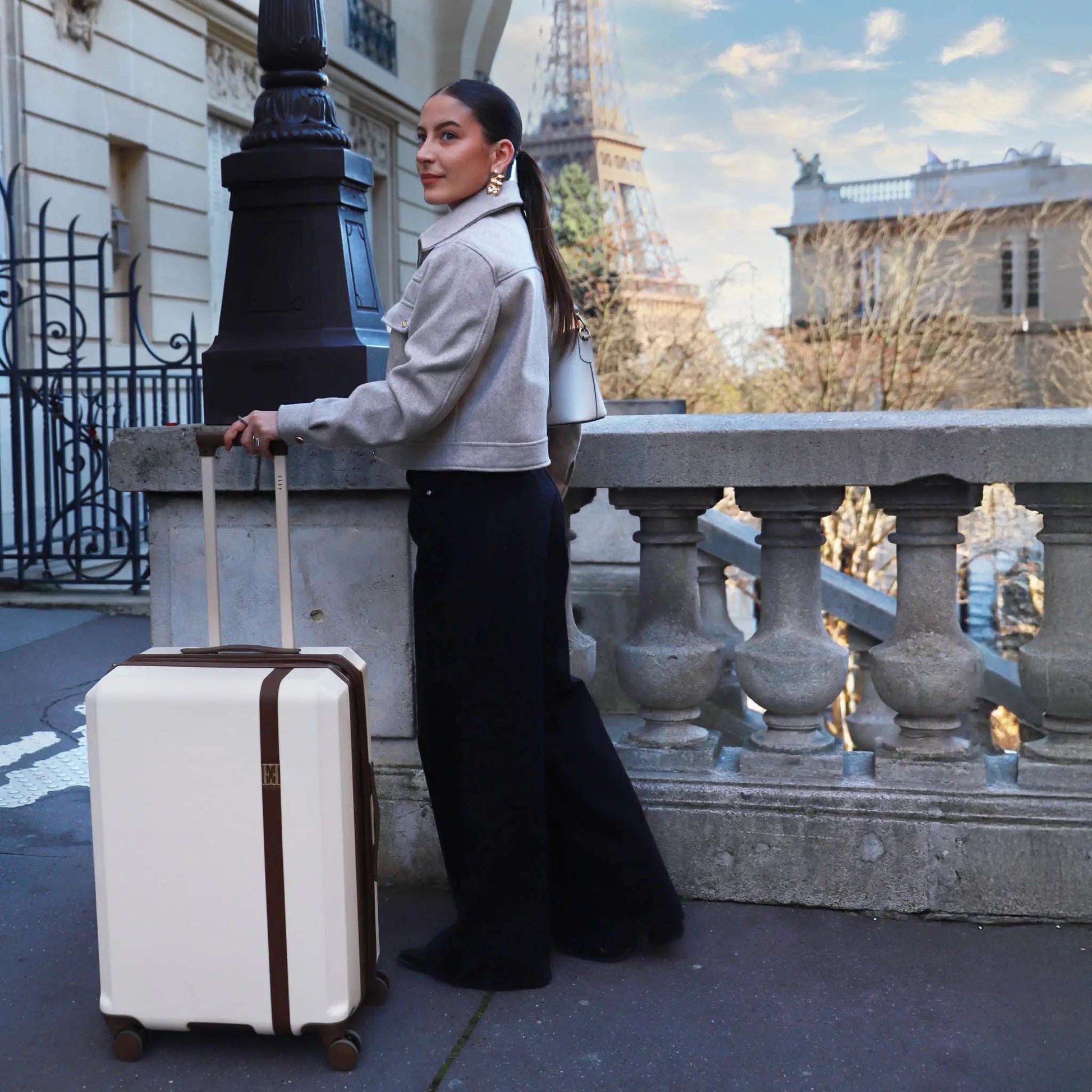 ELLE Luxe Journey Retro Luggage Set - Stiles Supply Co.