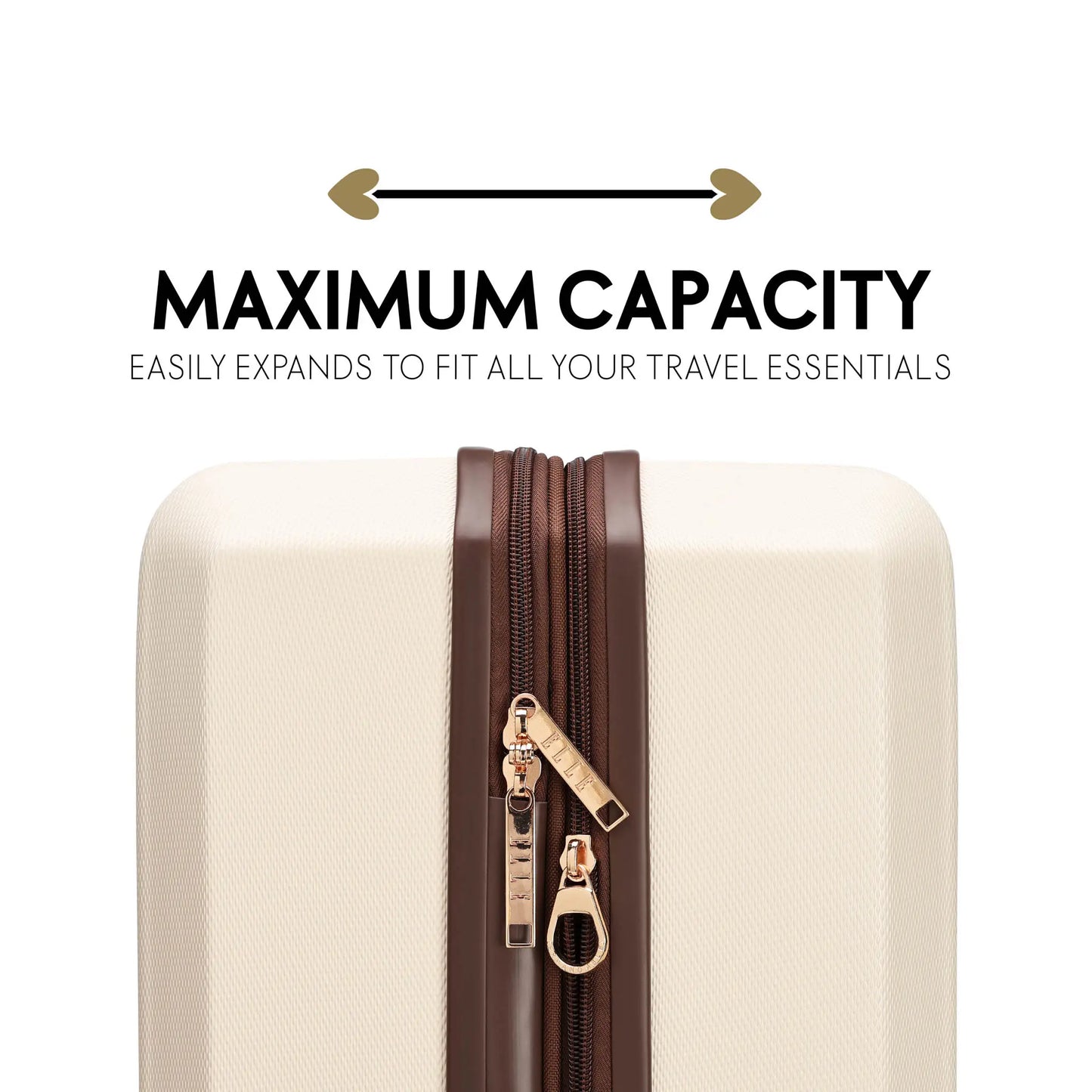ELLE Luxe Journey Retro Luggage Set - Stiles Supply Co.