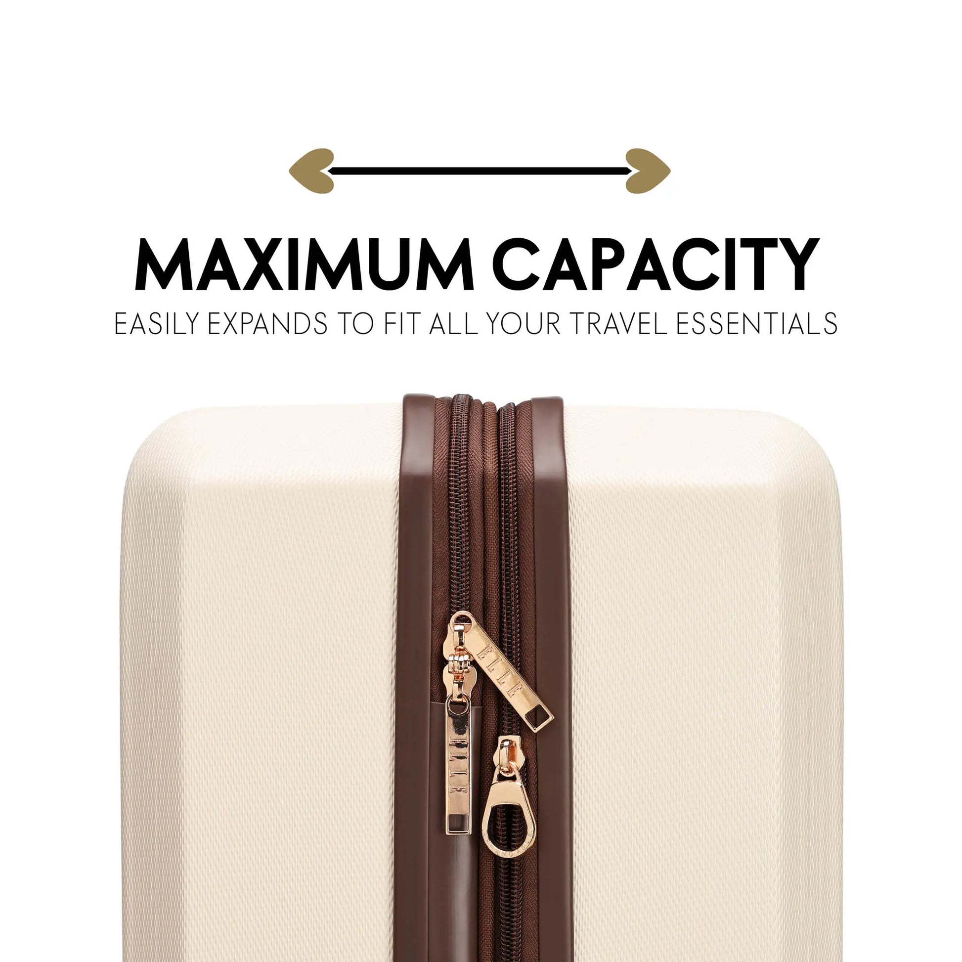 ELLE Luxe Journey Retro Luggage Set - Stiles Supply Co.