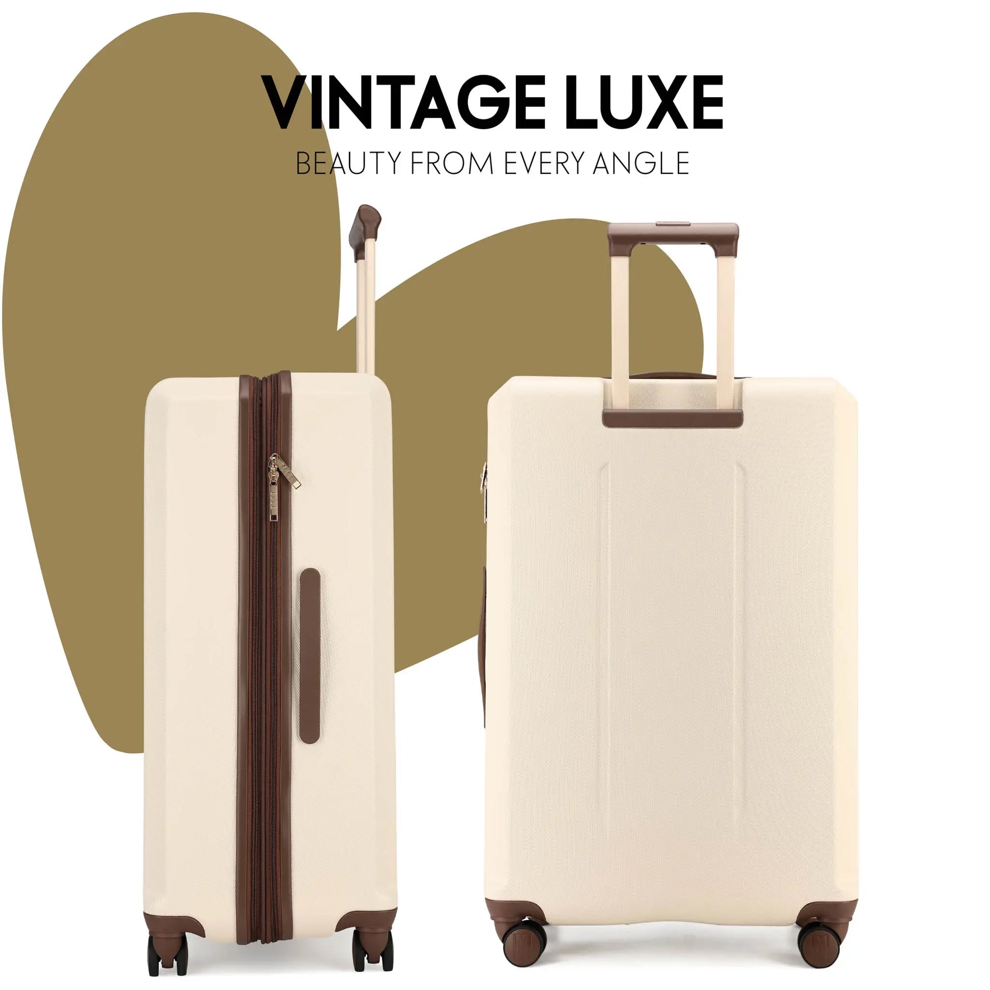 ELLE Luxe Journey Retro Luggage Set - Stiles Supply Co.