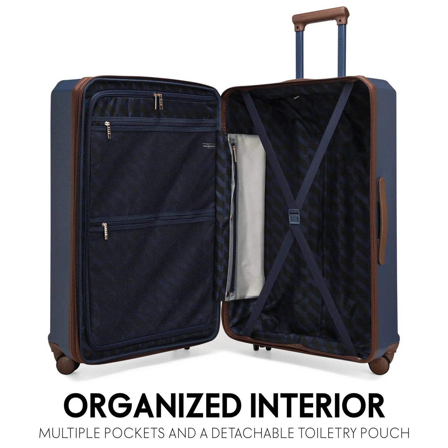 ELLE Luxe Journey Retro Luggage Set - Stiles Supply Co.
