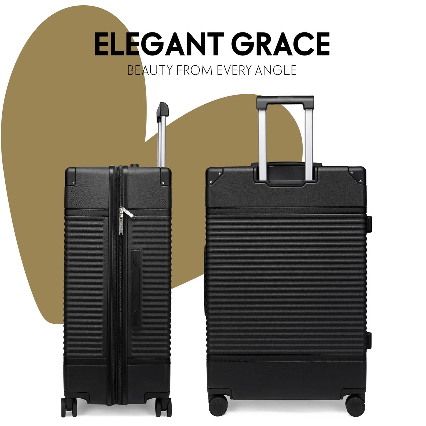 ELLE Belleville Retro Luggage Set - Stiles Supply Co.