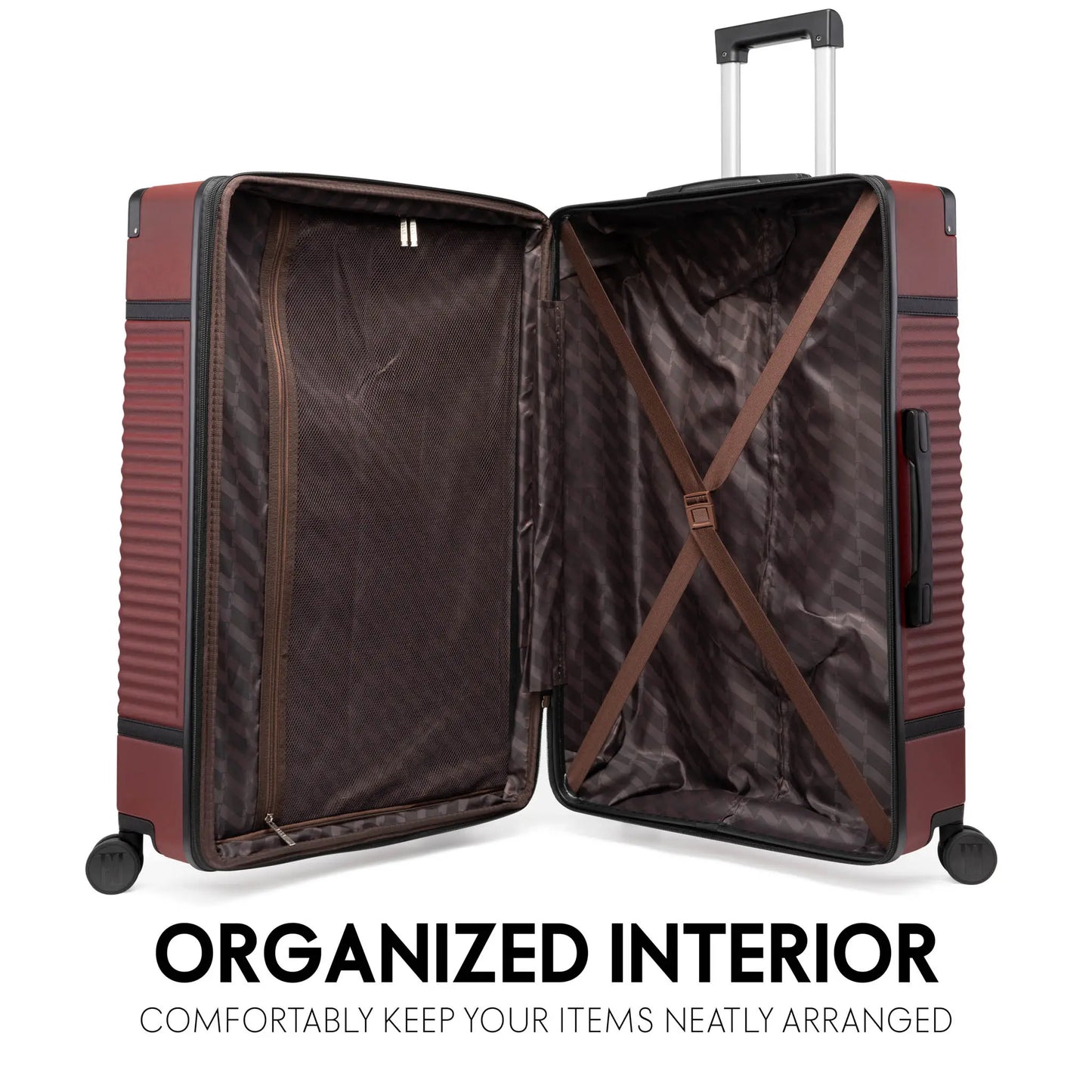 ELLE Belleville Retro Luggage Set - Stiles Supply Co.