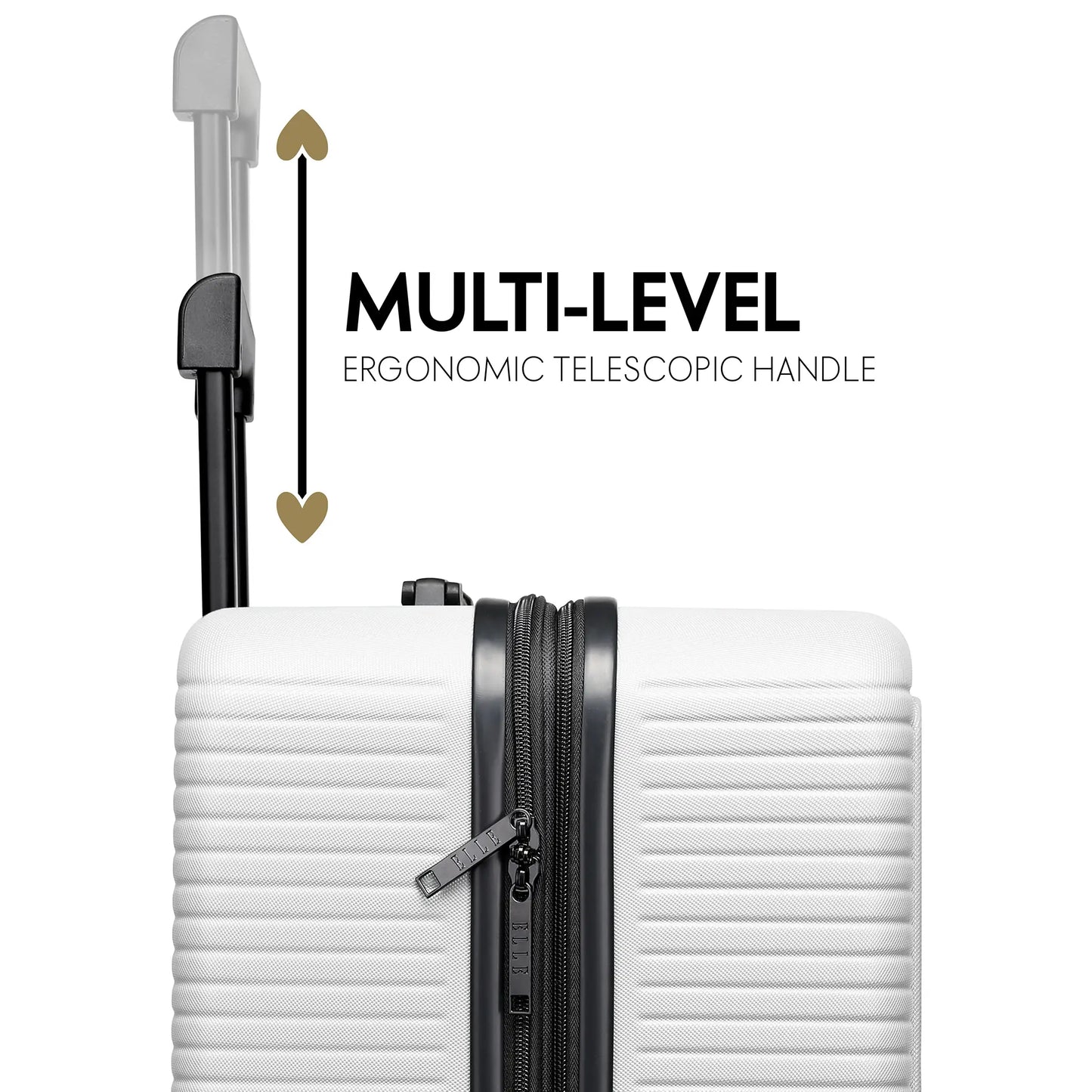 ELLE Passage Sleek Luggage Set - Stiles Supply Co.