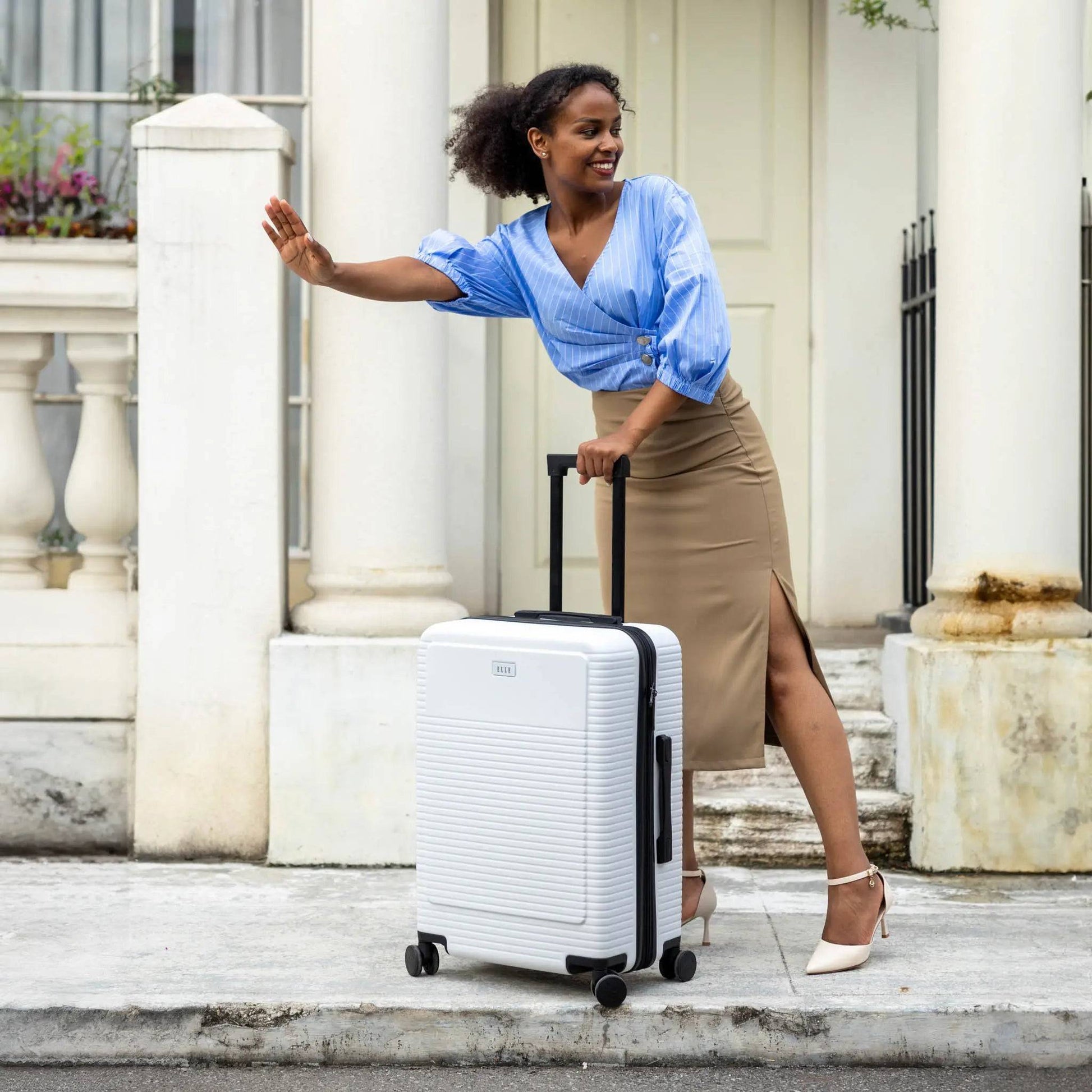 ELLE Passage Sleek Luggage Set - Stiles Supply Co.