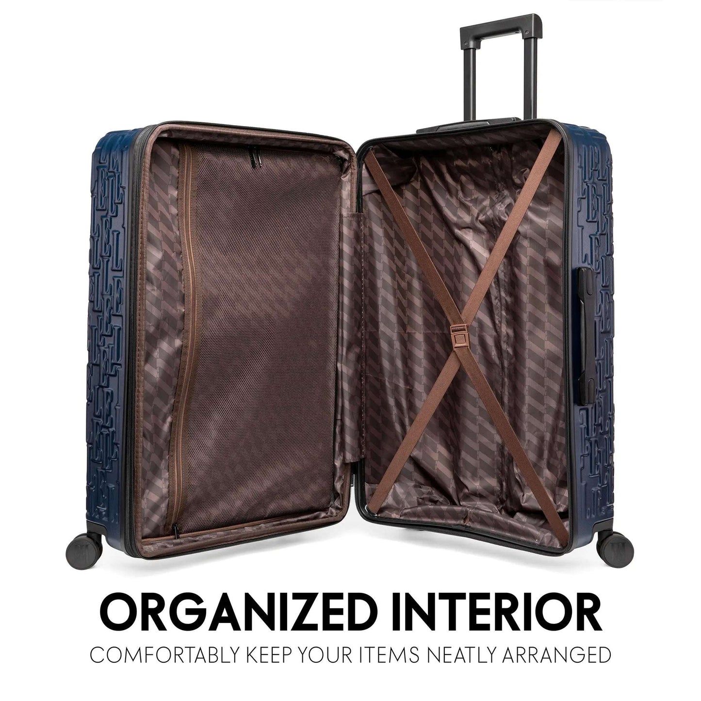 ELLE Wayfarer Monogram Luggage Set - Stiles Supply Co.
