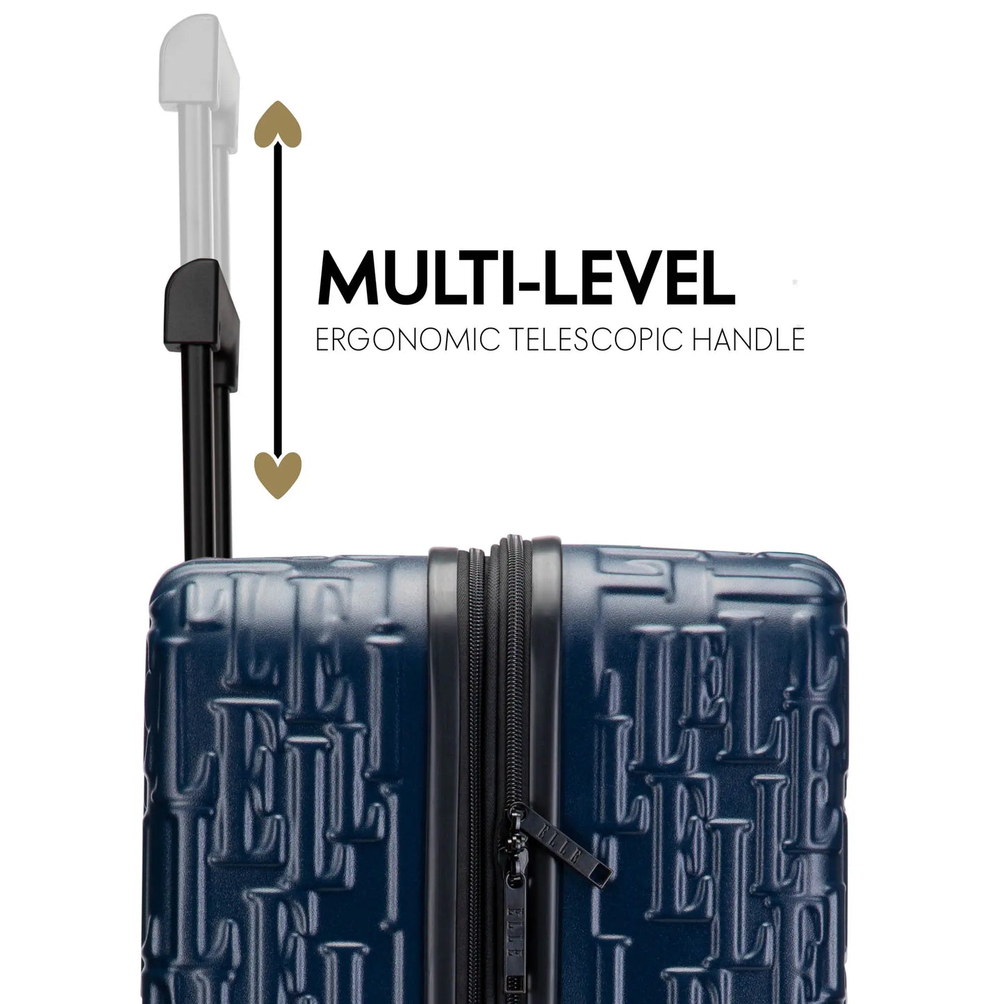 ELLE Wayfarer Monogram Luggage Set - Stiles Supply Co.
