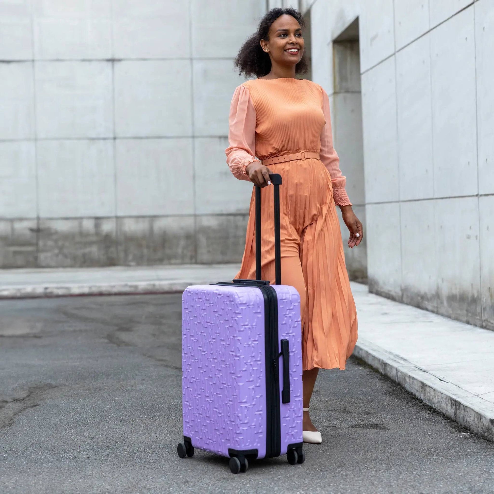 ELLE Wayfarer Monogram Luggage Set - Stiles Supply Co.