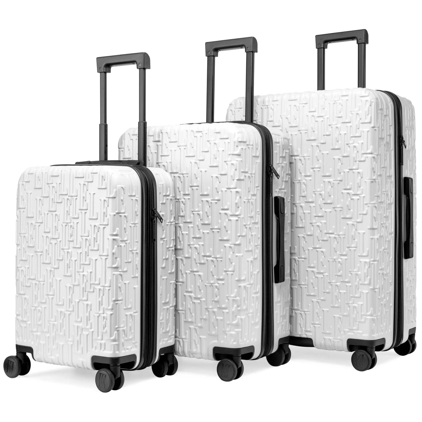ELLE Wayfarer Monogram Luggage Set - Stiles Supply Co.