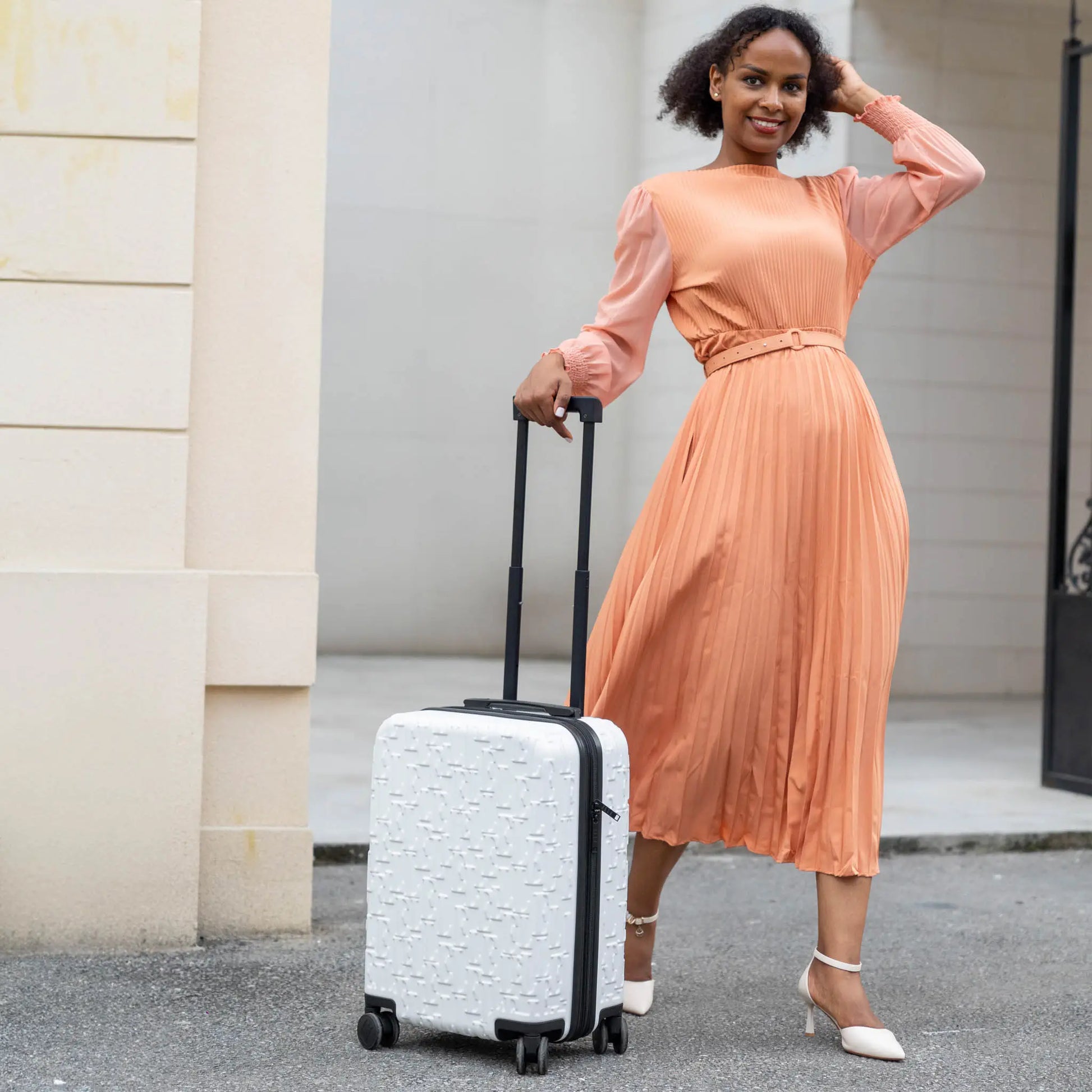 ELLE Wayfarer Monogram Luggage Set - Stiles Supply Co.