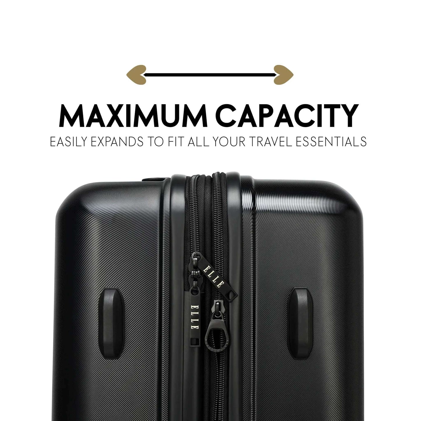 ELLE Expedition Polycarbonate Luggage Set - Stiles Supply Co.