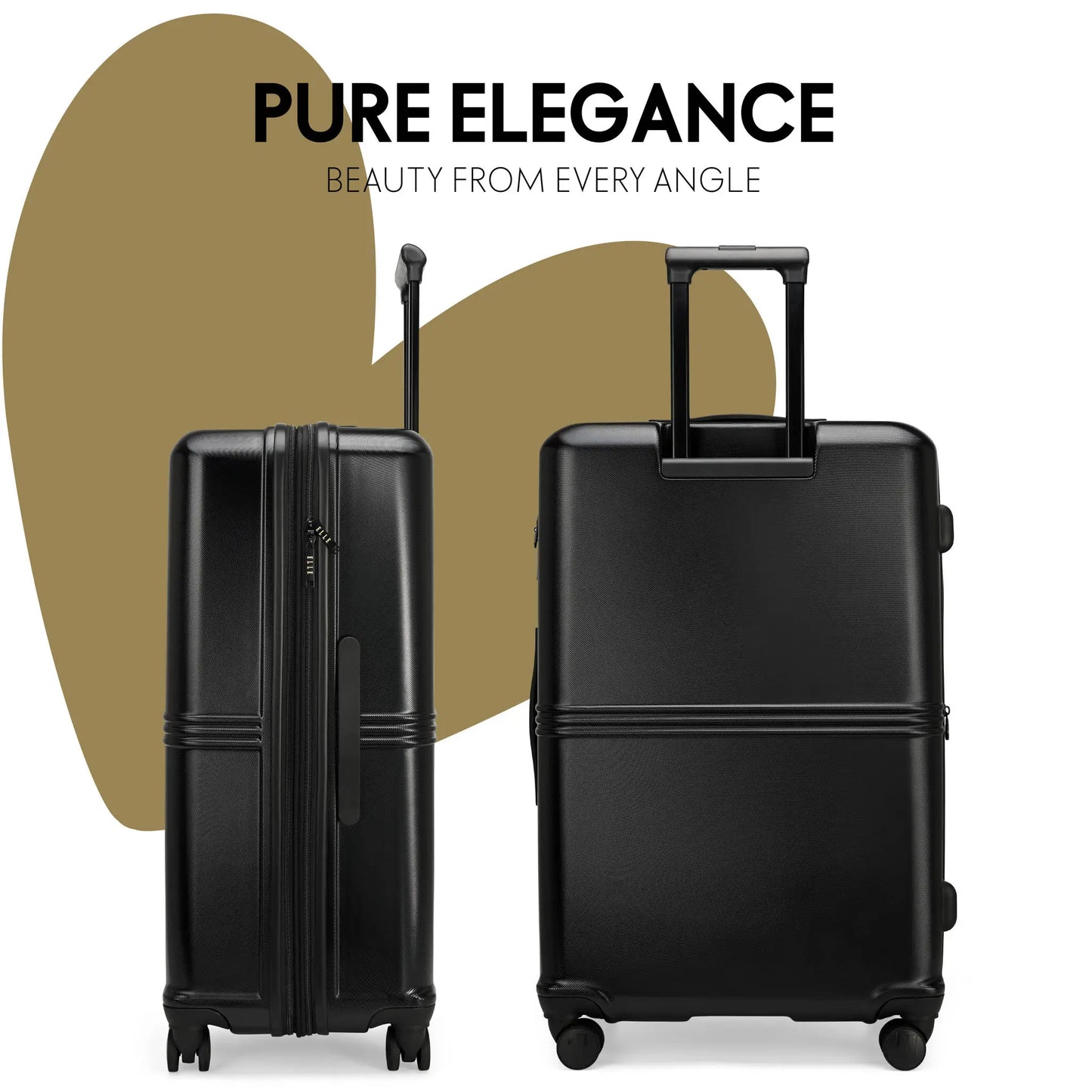 ELLE Expedition Polycarbonate Luggage Set - Stiles Supply Co.
