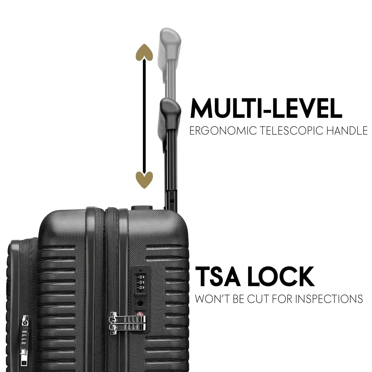 ELLE Travel Voyage Escape Luggage Set