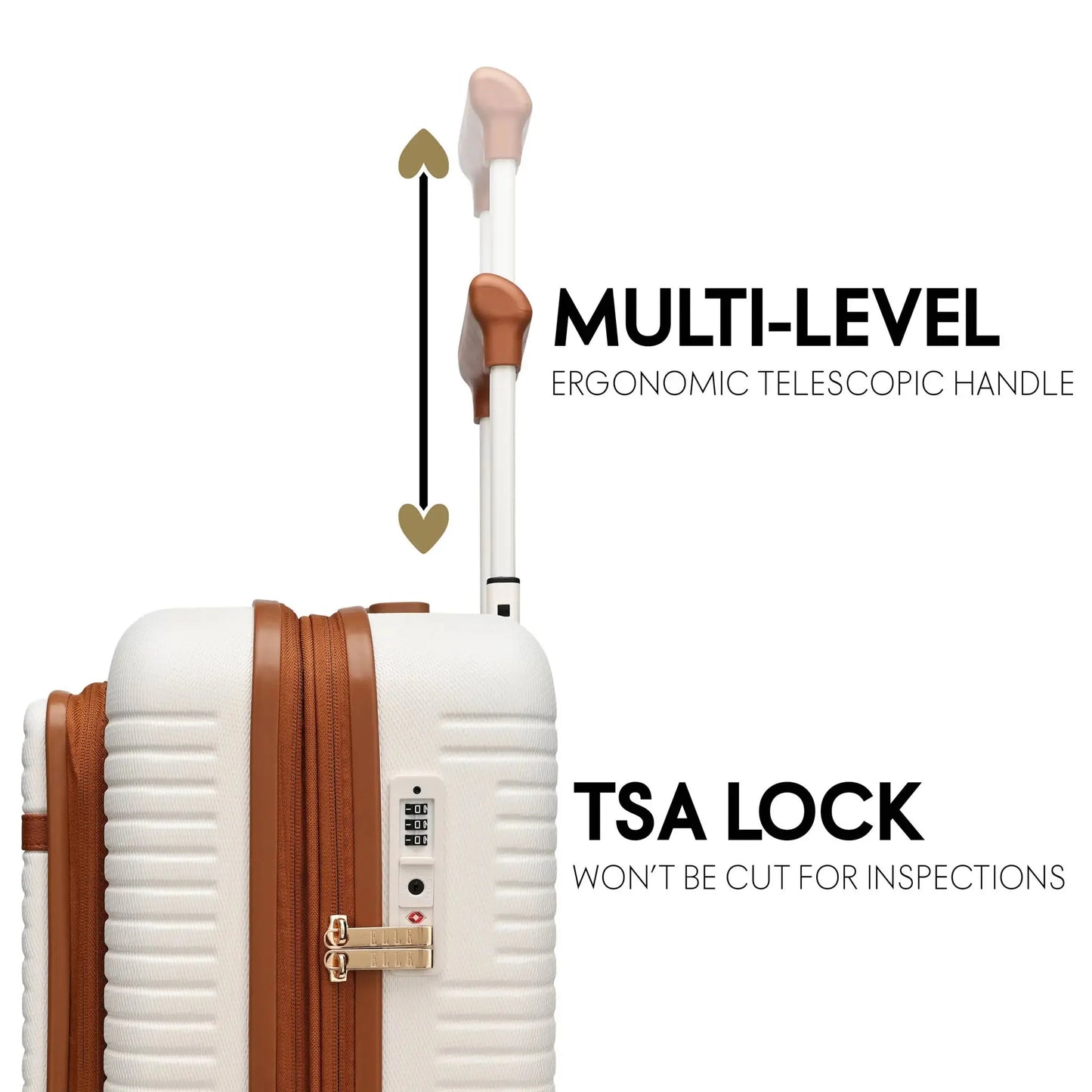ELLE Travel Leisure Escape Luggage Set