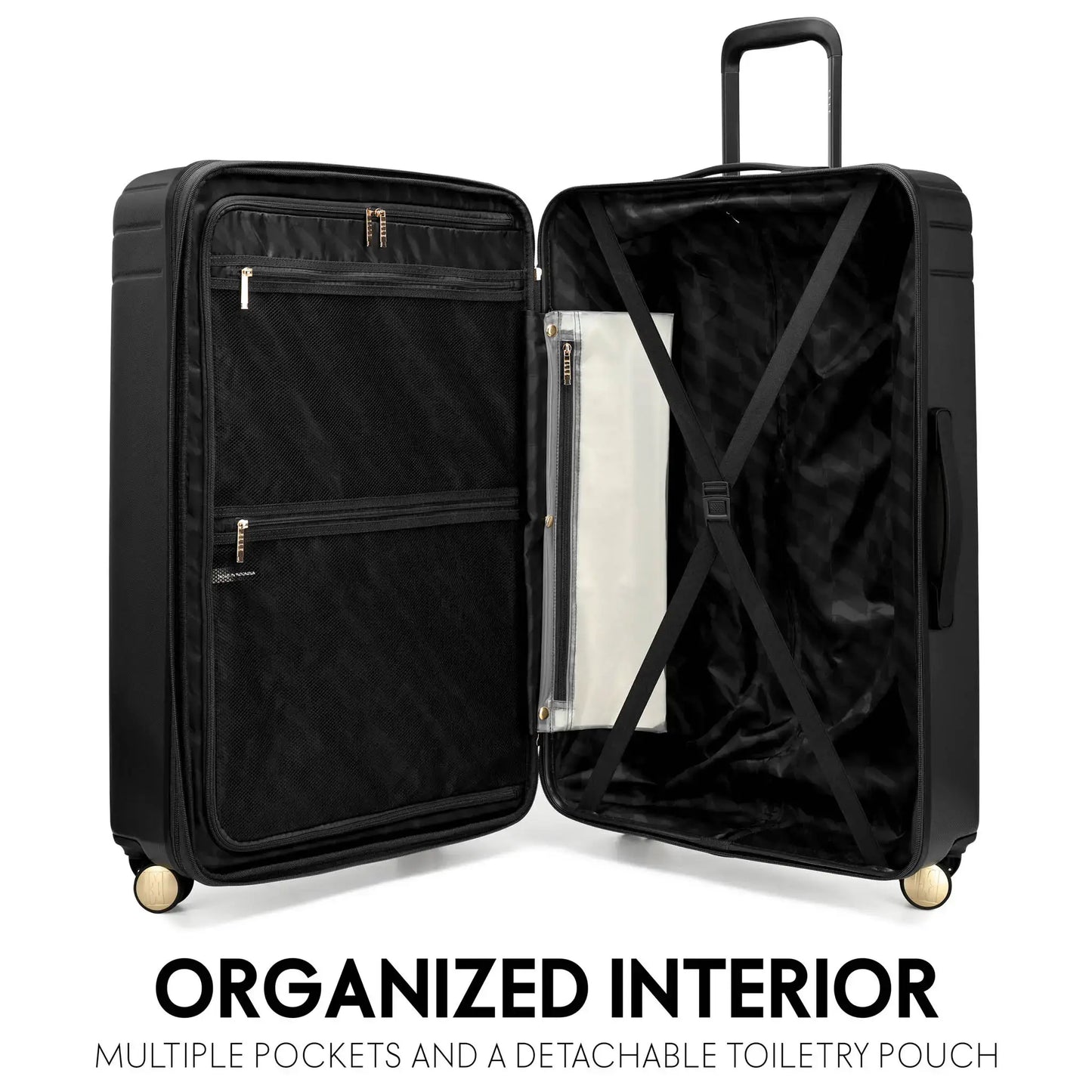 ELLE Louvre Polycarbonate 2-Piece Luggage Set - Stiles Supply Co.
