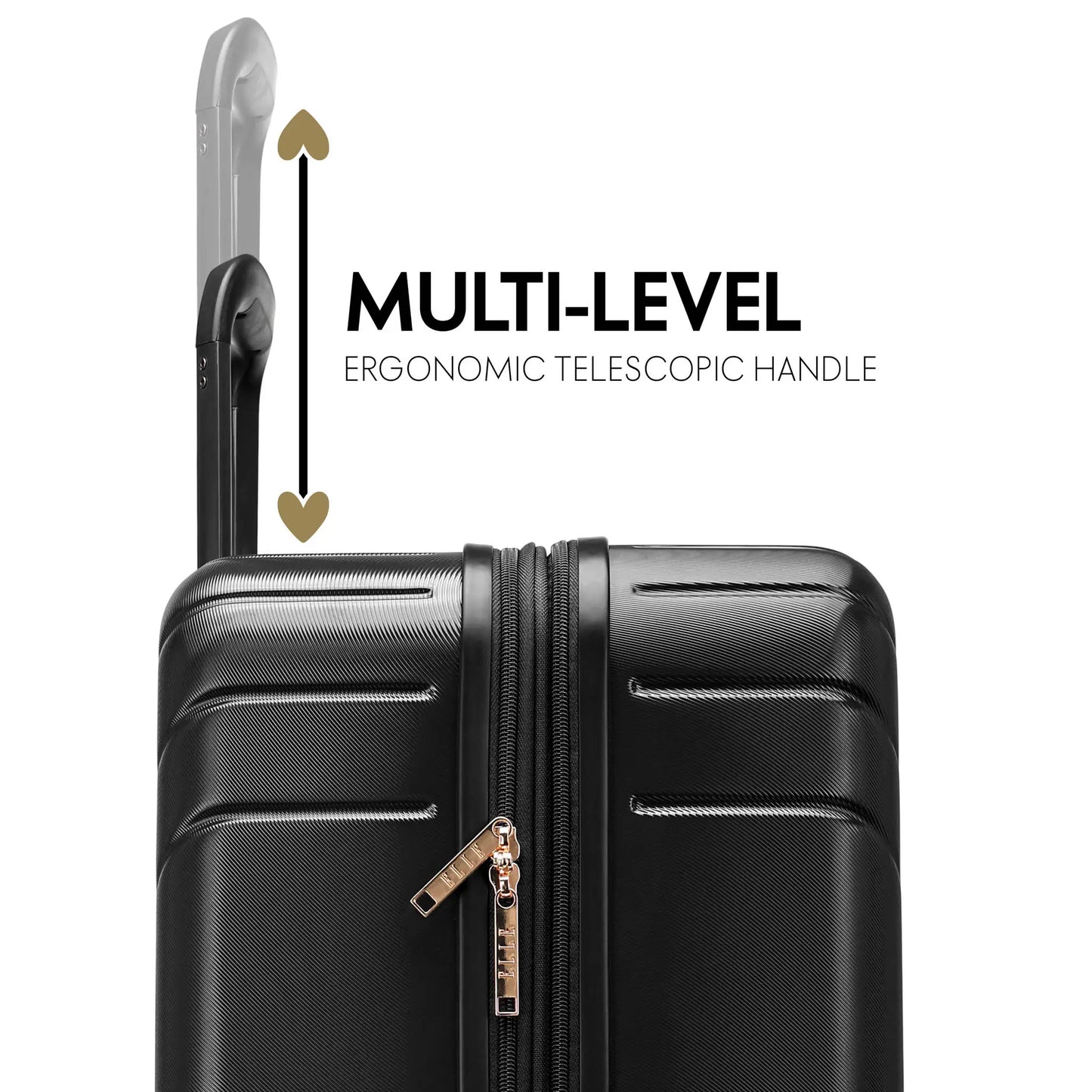 ELLE Louvre Polycarbonate 2-Piece Luggage Set - Stiles Supply Co.