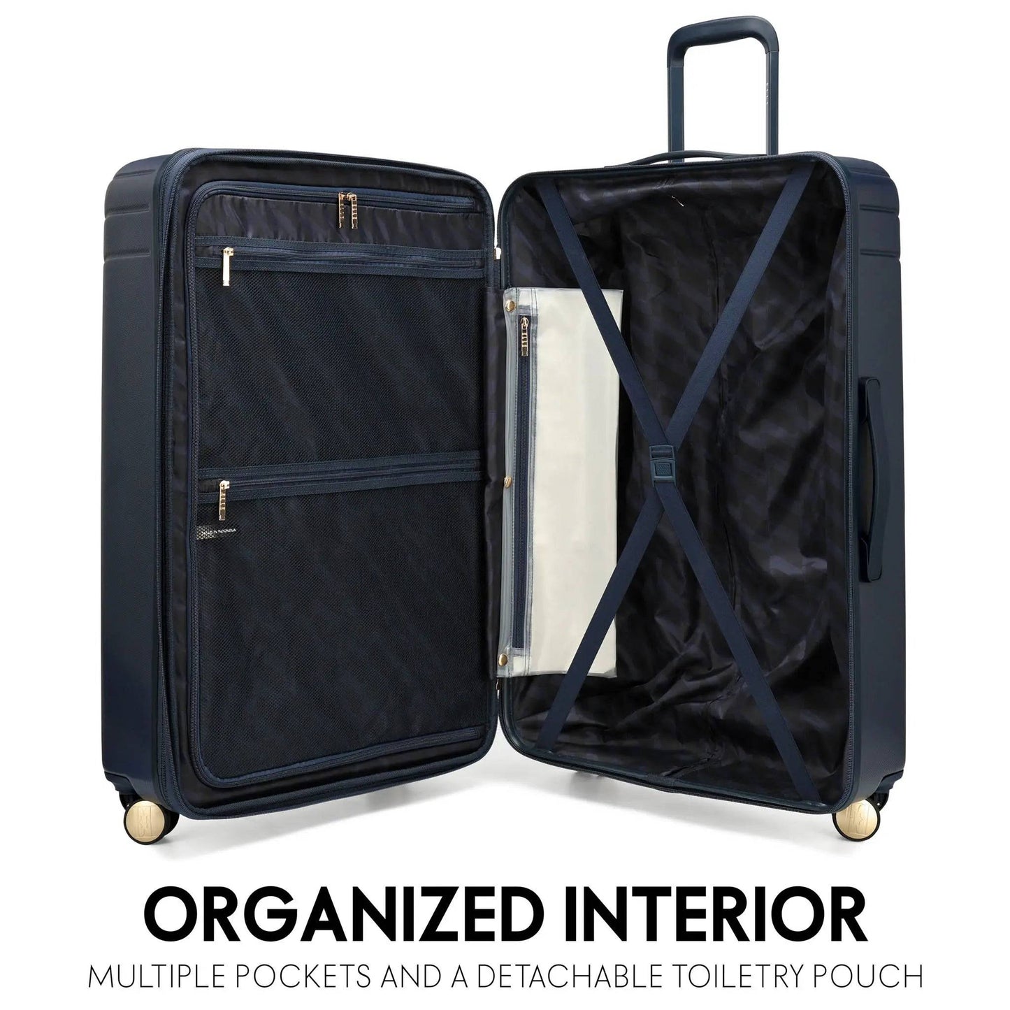 ELLE Louvre Polycarbonate 2-Piece Luggage Set - Stiles Supply Co.