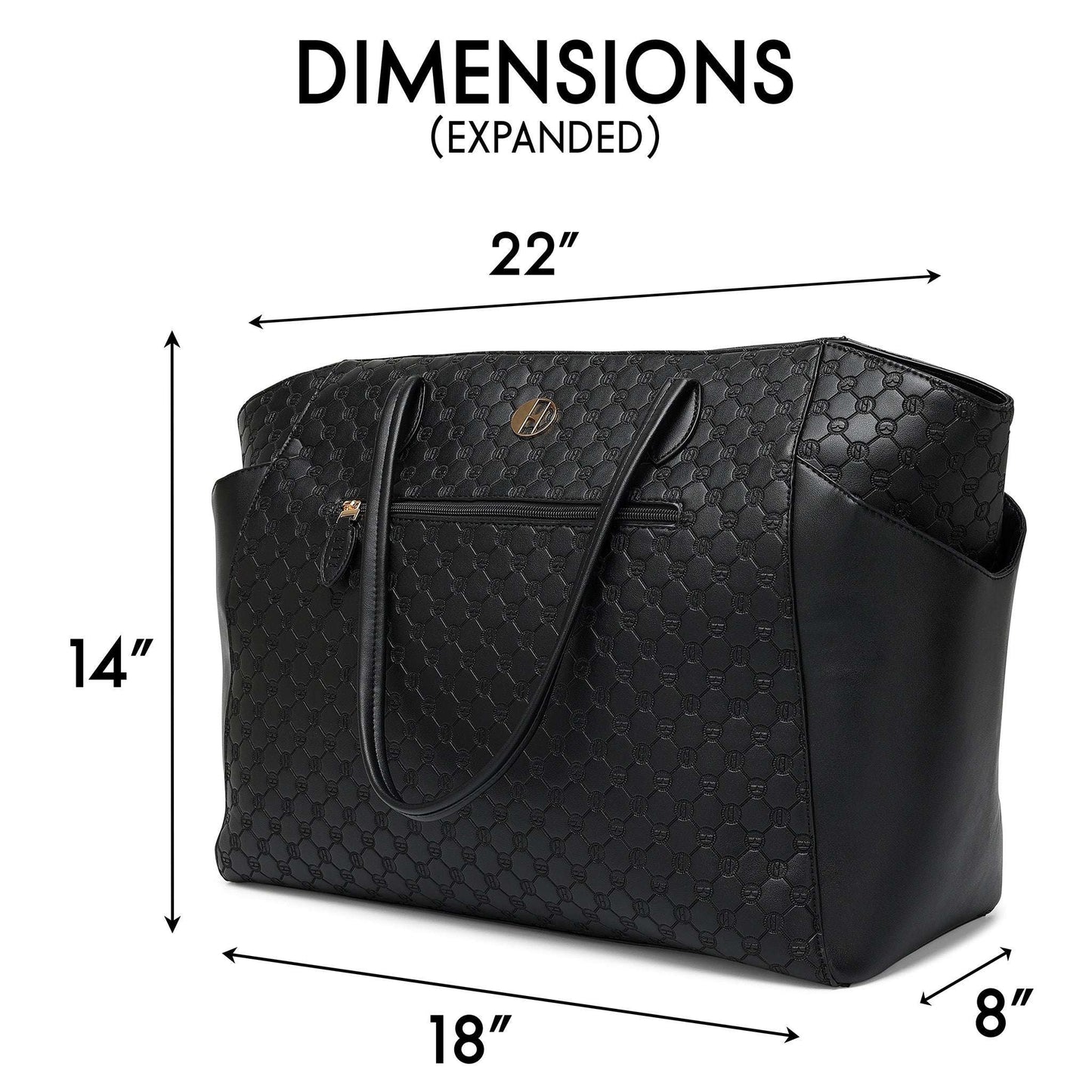 ELLE Travel Compass Backpack & Weekender Set