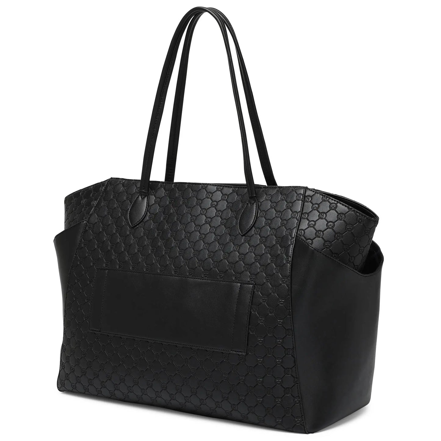 ELLE Compass 32L Vegan Leather Monogram Weekender Tote Bag - Stiles Supply Co.