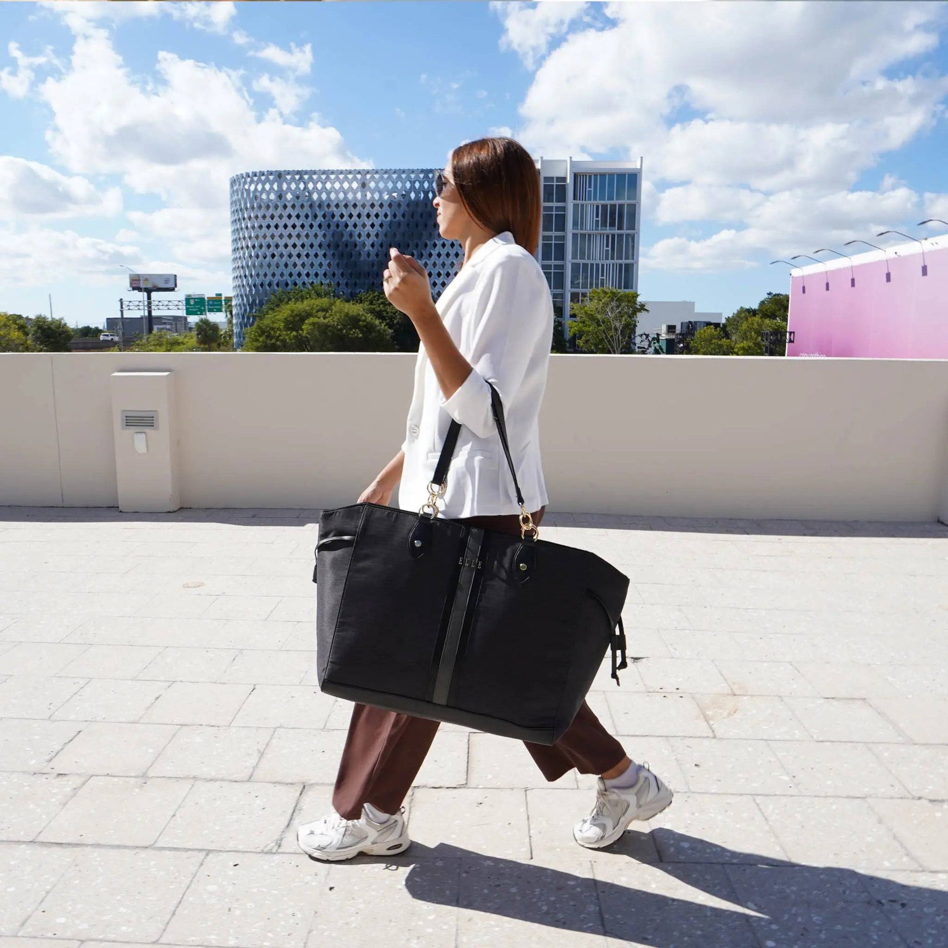 ELLE Eleganza 32L Monogram Weekender Bag - Stiles Supply Co.