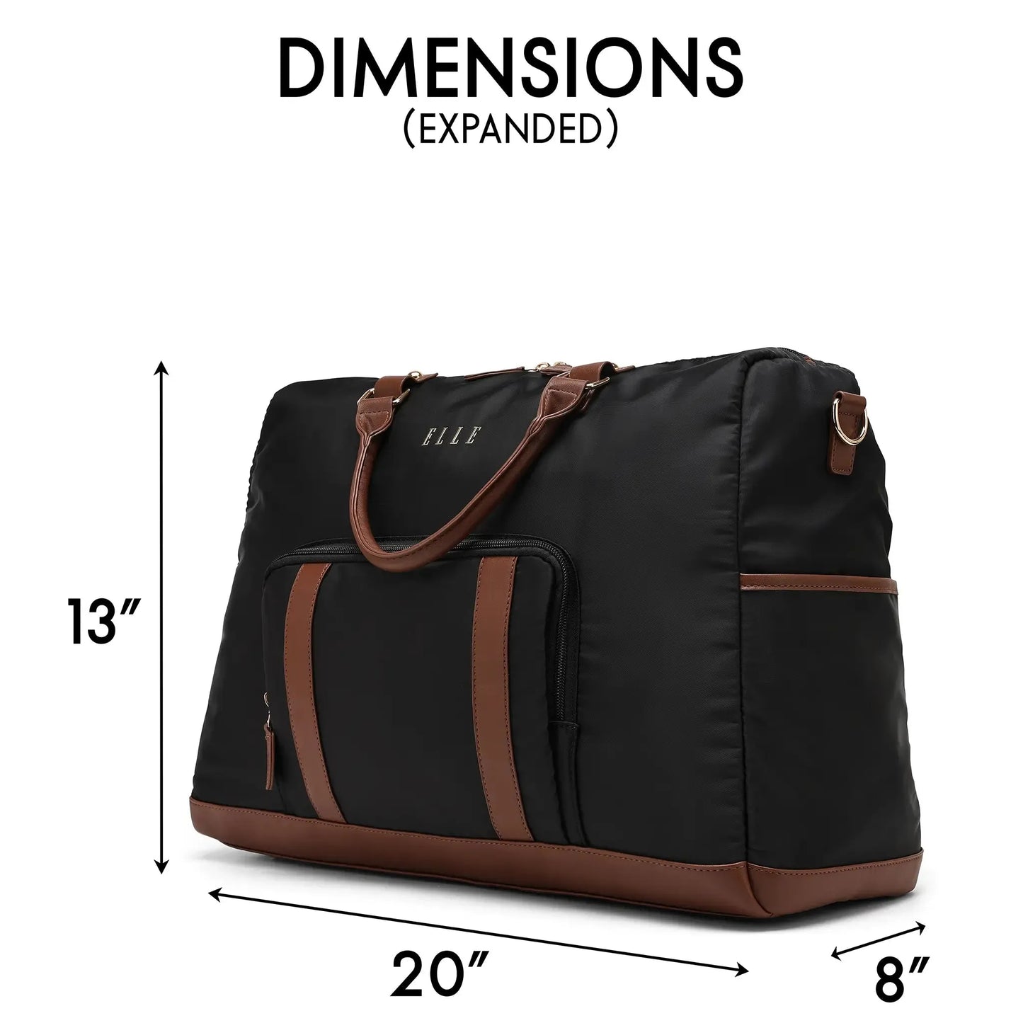 ELLE Travel Luxe Journey Backpack & Weekender Set