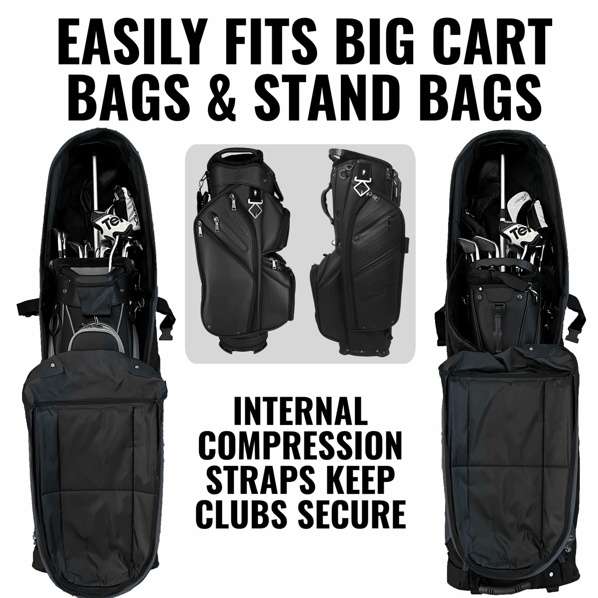 CaddyDaddy Enforcer Hard Case Golf Travel Bag