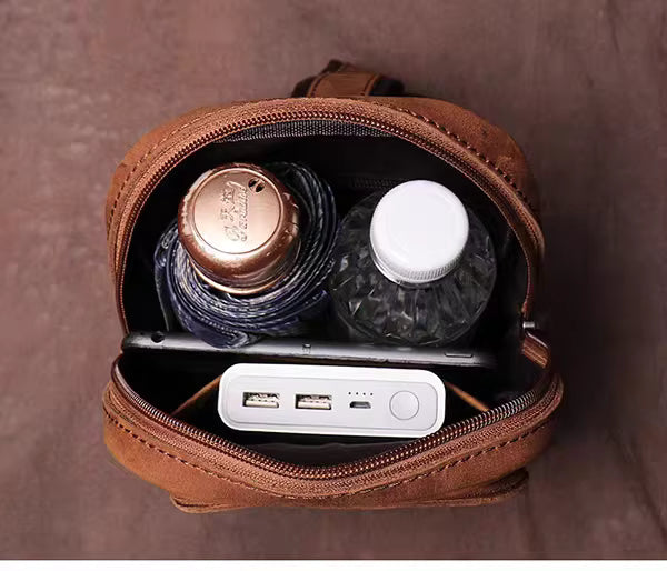 Steel Horse Leather Erling Leather Sling Bag