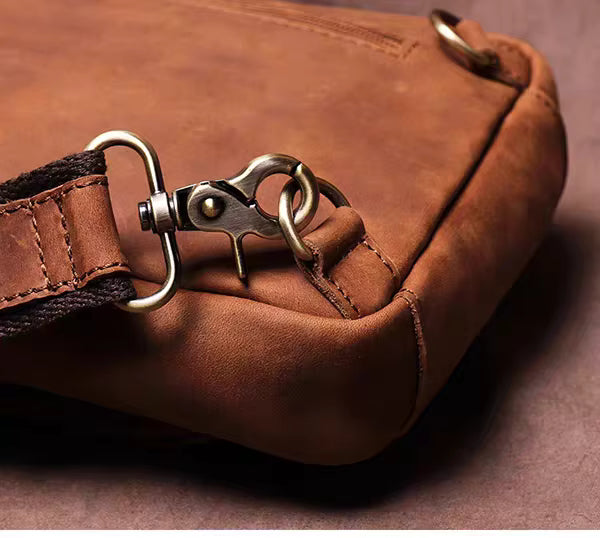 Steel Horse Leather Erling Leather Sling Bag