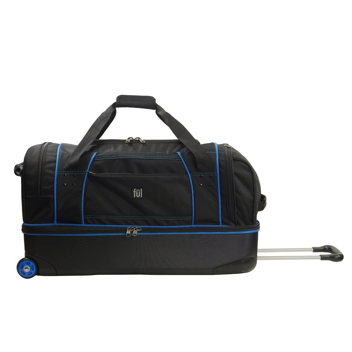 Workhorse 30" Split Level Black FŪL Rolling Duffle Bag - Stiles Supply Co.