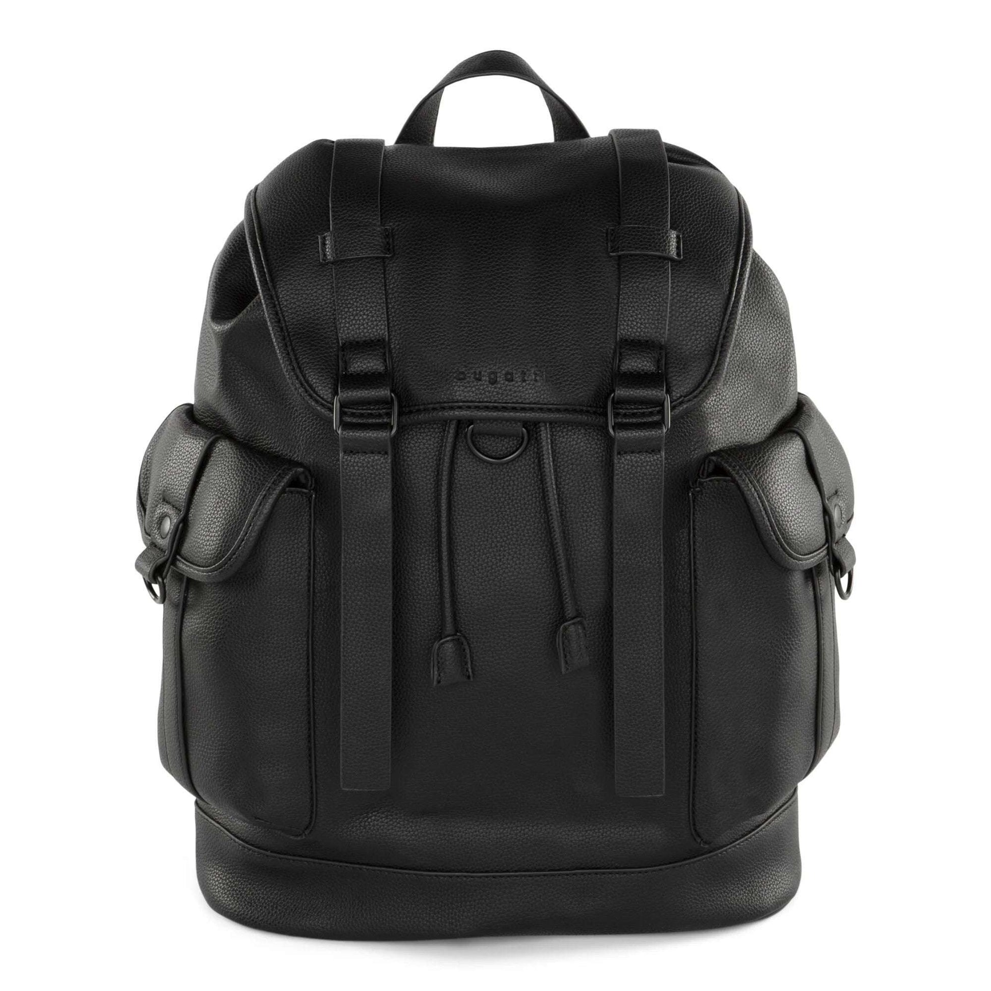 Bugatti Henry Vegan Leather Backpack with Flap - Stiles Supply Co.