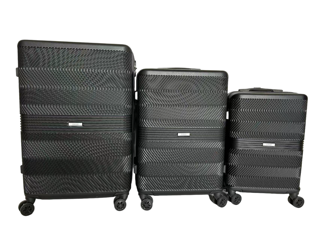 Mirage Fay Hard shell Lightweight 3 Piece Luggage Set - Stiles Supply Co.