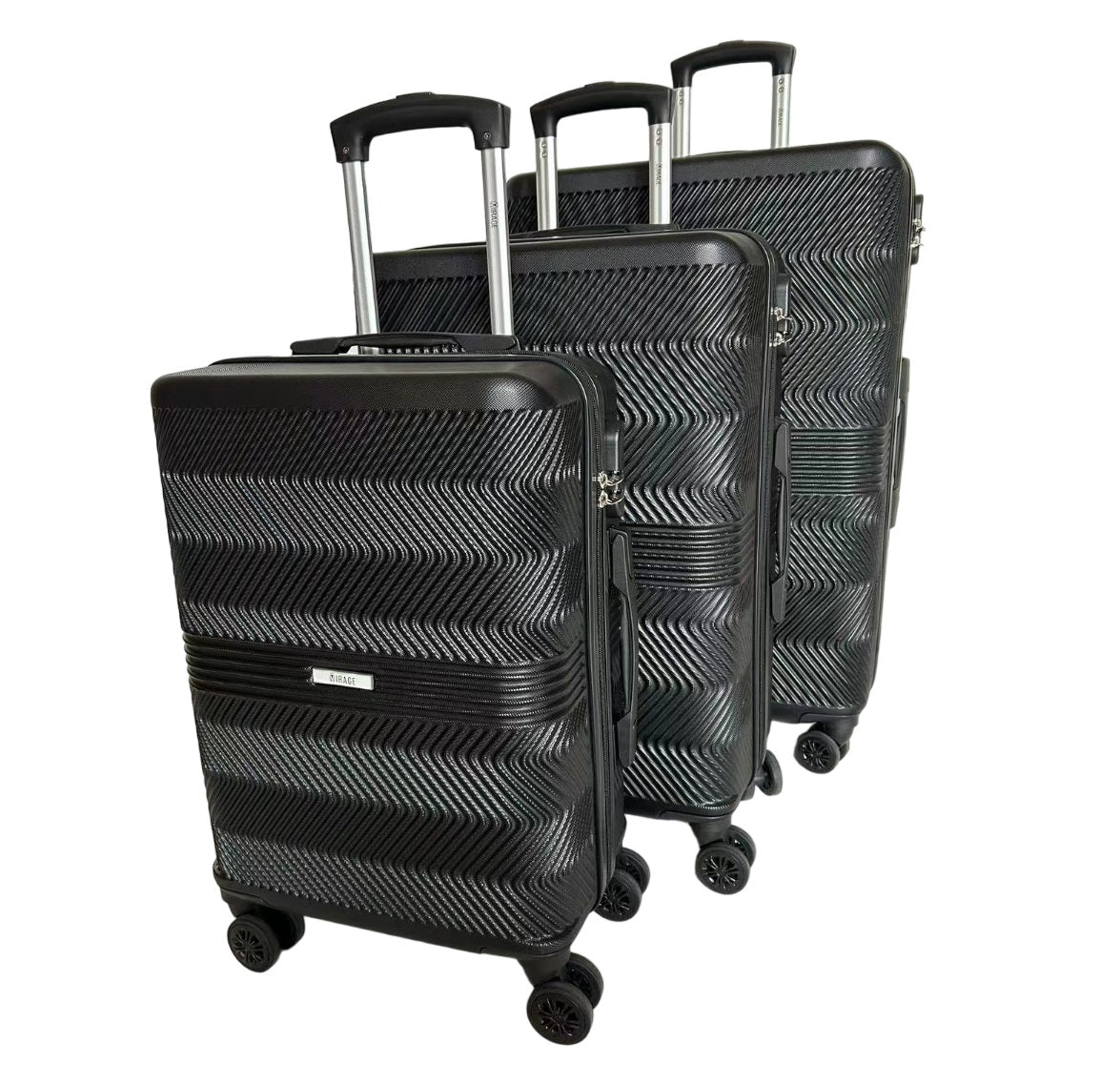 Mirage Fay Hard shell Lightweight 3 Piece Luggage Set - Stiles Supply Co.