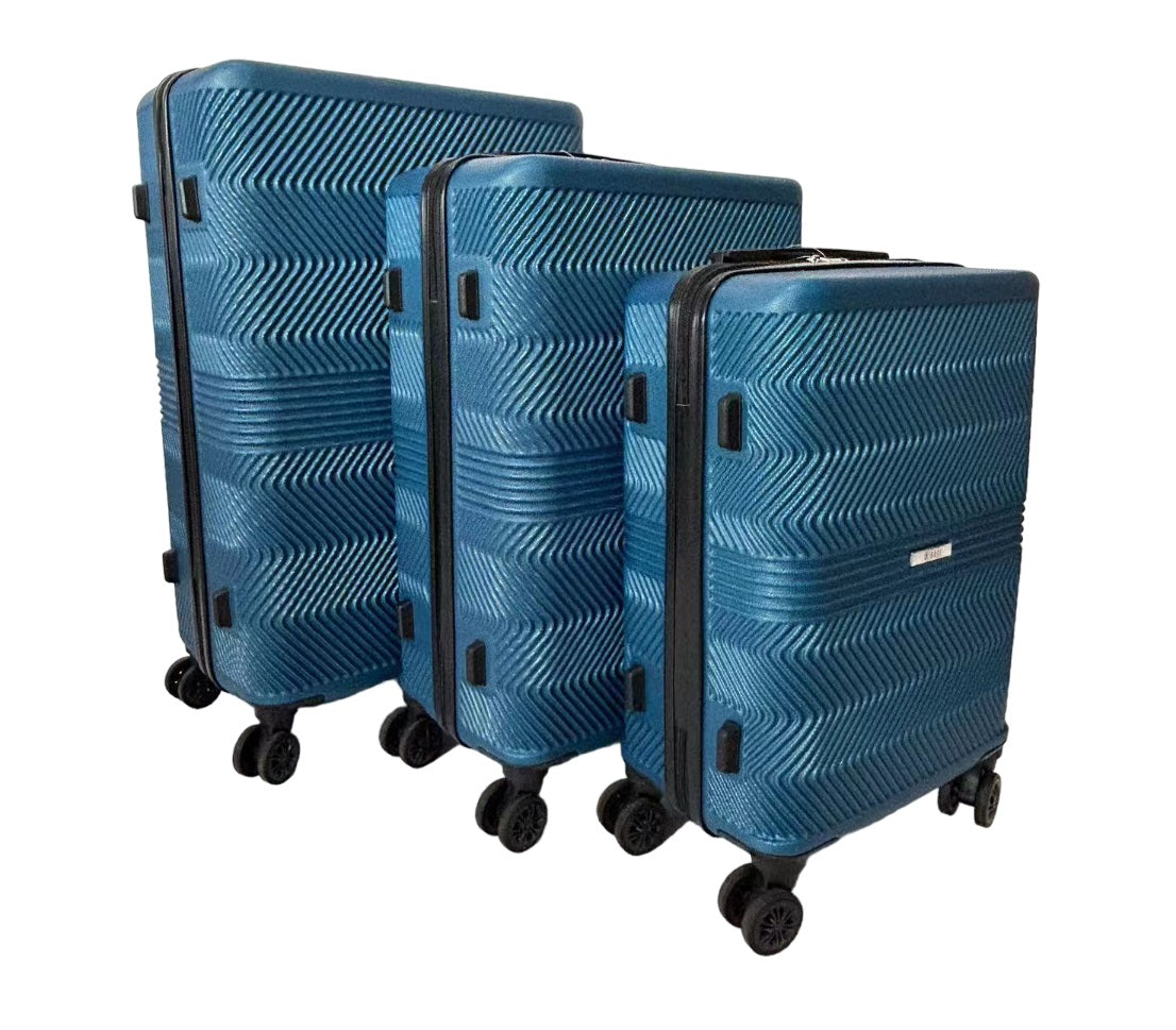 Mirage Fay Hard shell Lightweight 3 Piece Luggage Set - Stiles Supply Co.