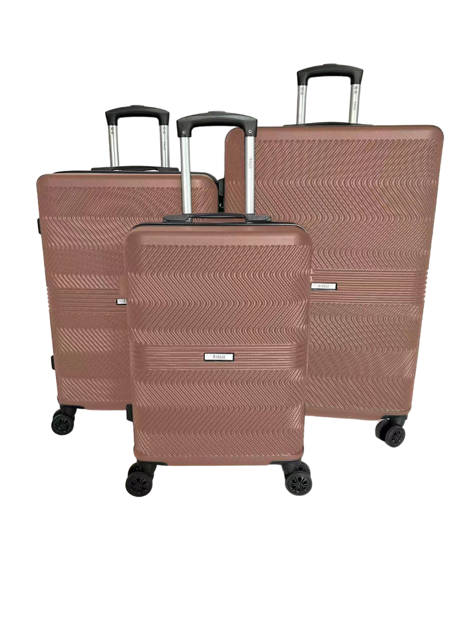 Mirage Fay Hard shell Lightweight 3 Piece Luggage Set - Stiles Supply Co.