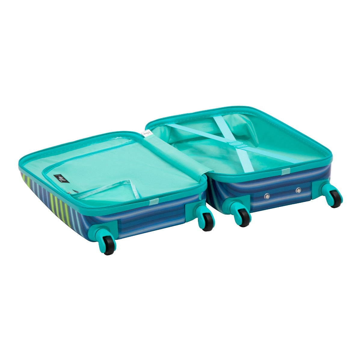 Disney Ful Stitch Neon Stripe Kids 21" Luggage - Stiles Supply Co.