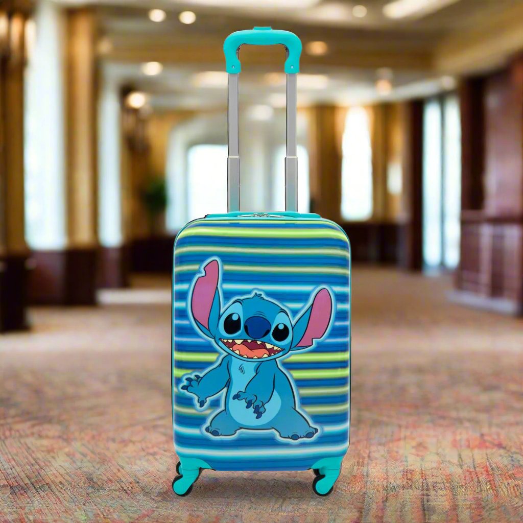 Disney Ful Stitch Neon Stripe Kids 21" Luggage - Stiles Supply Co.