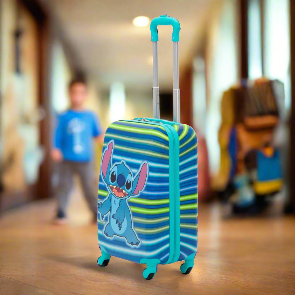 Disney Ful Stitch Neon Stripe Kids 21" Luggage - Stiles Supply Co.