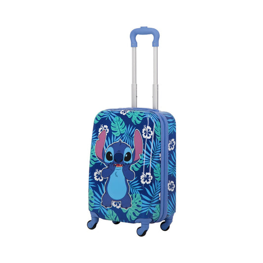 Disney Stitch Tropical Leaves Kids 21" Luggage - Stiles Supply Co.