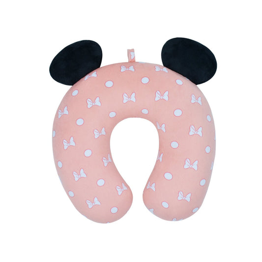 Disney Minnie Mouse Bow With Polka Dots Travel Neck Pillow - Stiles Supply Co.