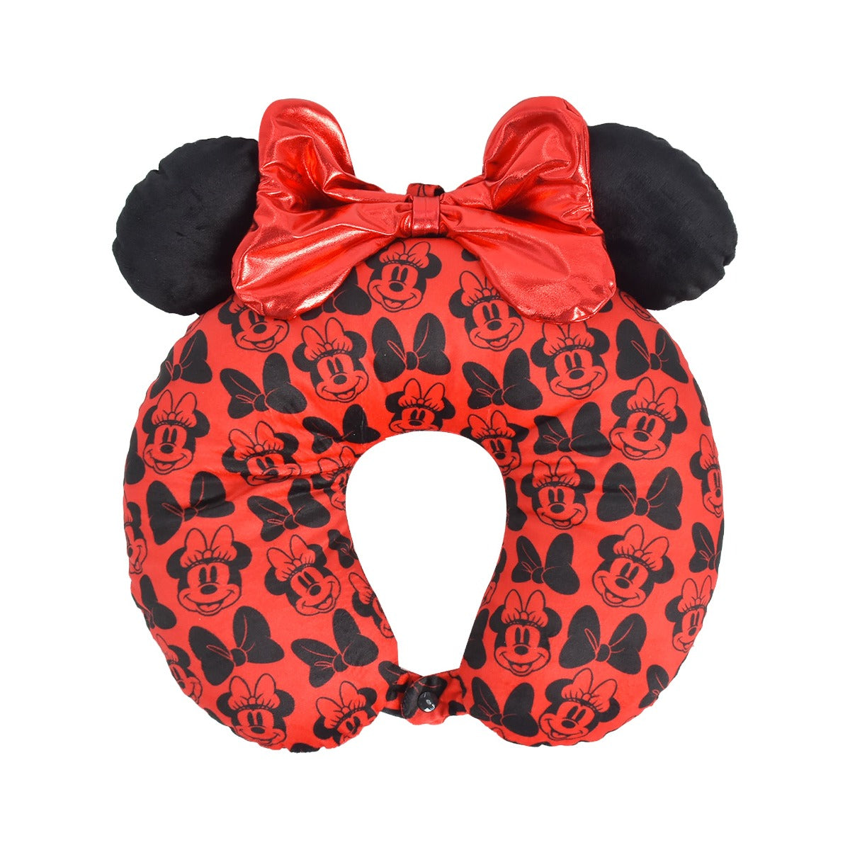 Disney Minnie Mouse Red Travel Neck Pillow 3D Ears and Bow - Stiles Supply Co.