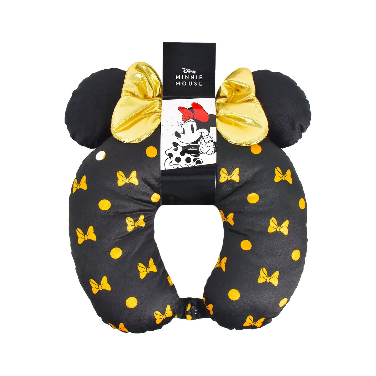 Disney Minnie Mouse Travel Neck Pillow with 3D Ears and Bow - Stiles Supply Co.