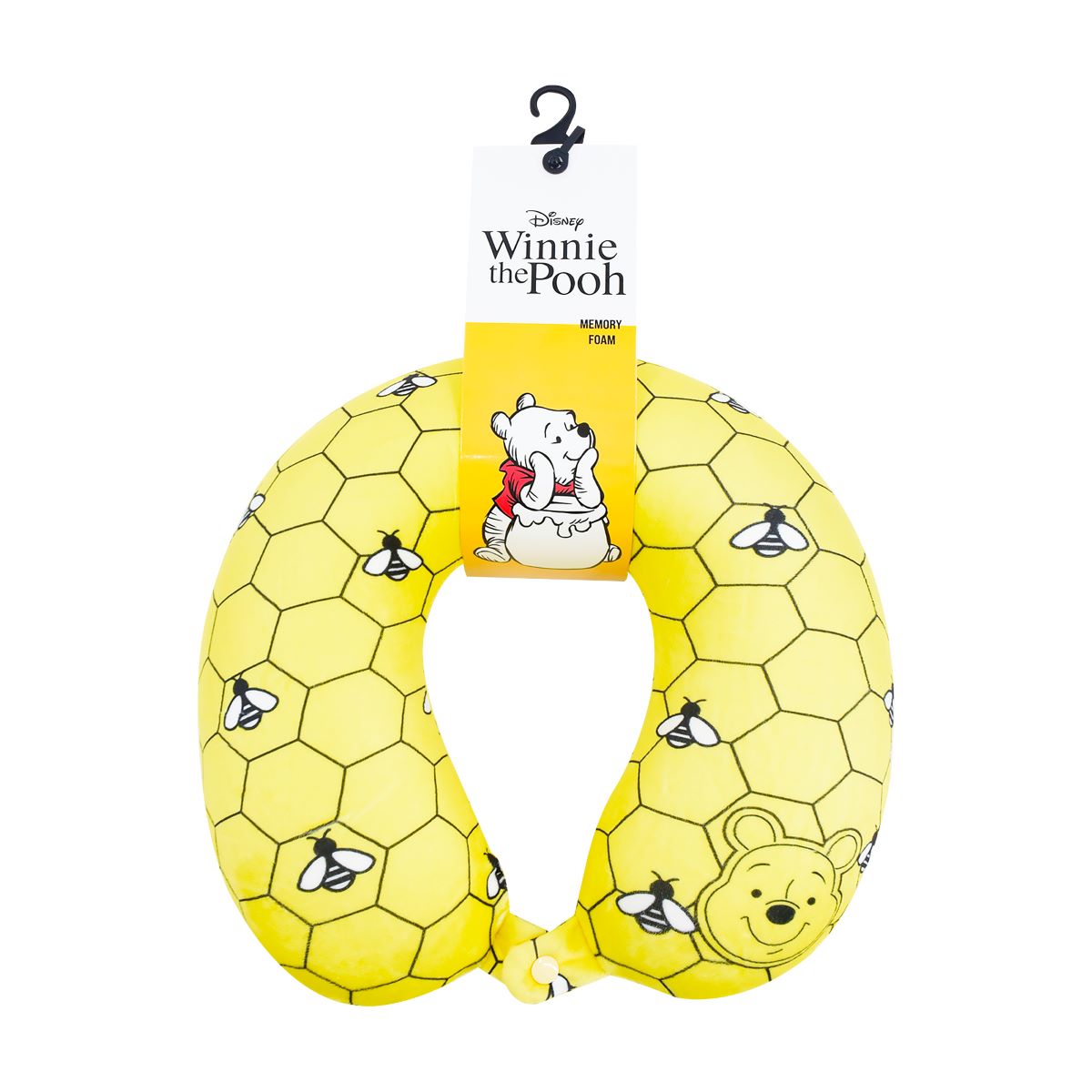 Disney Winnie the Pooh Bumble Bee Memory Foam Travel Pillow - Stiles Supply Co.